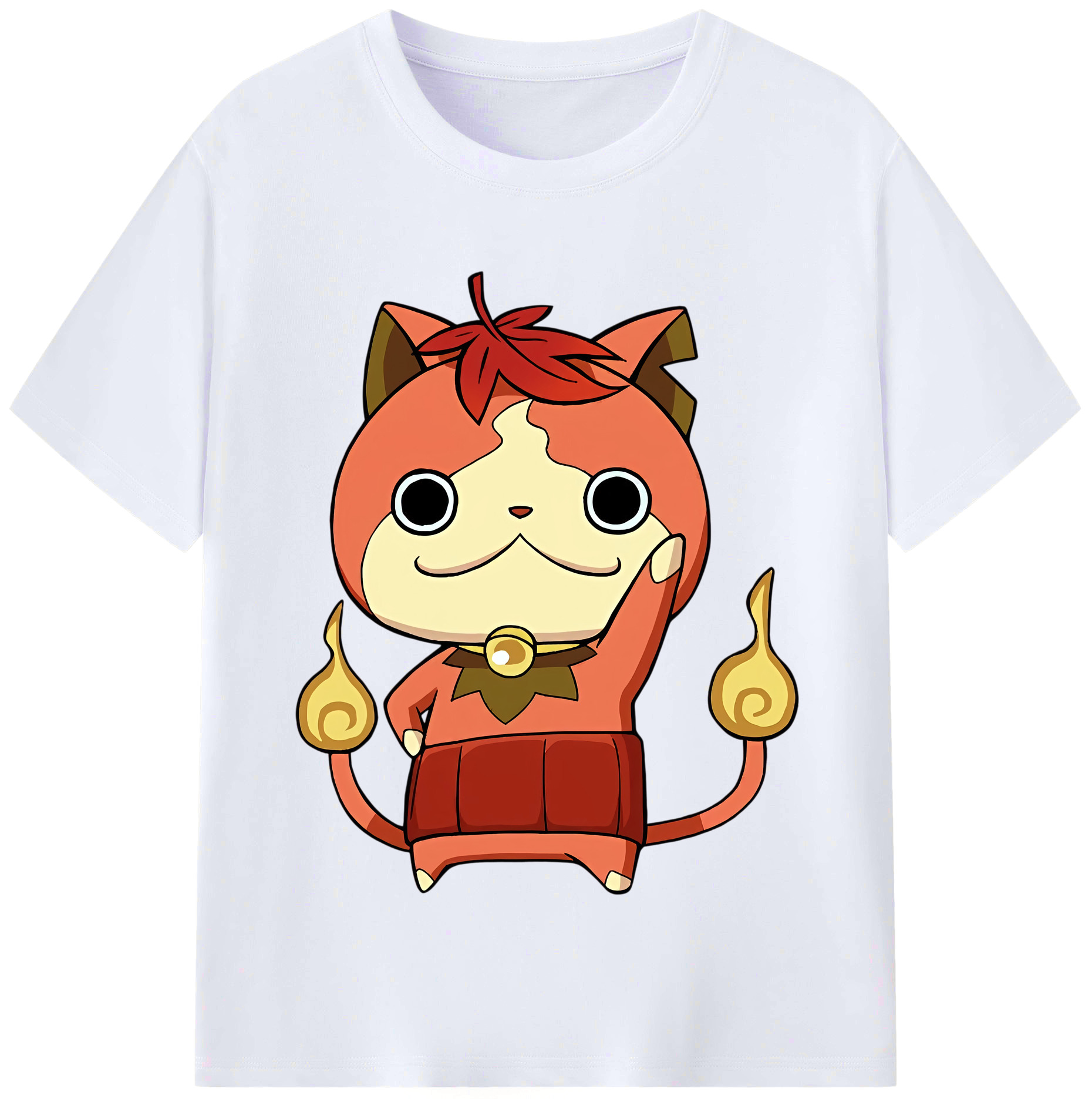 （画像用） 妖怪ウォッチ Yo-kai Watch レディースカジュアルプリントTシャツ（綿100％）