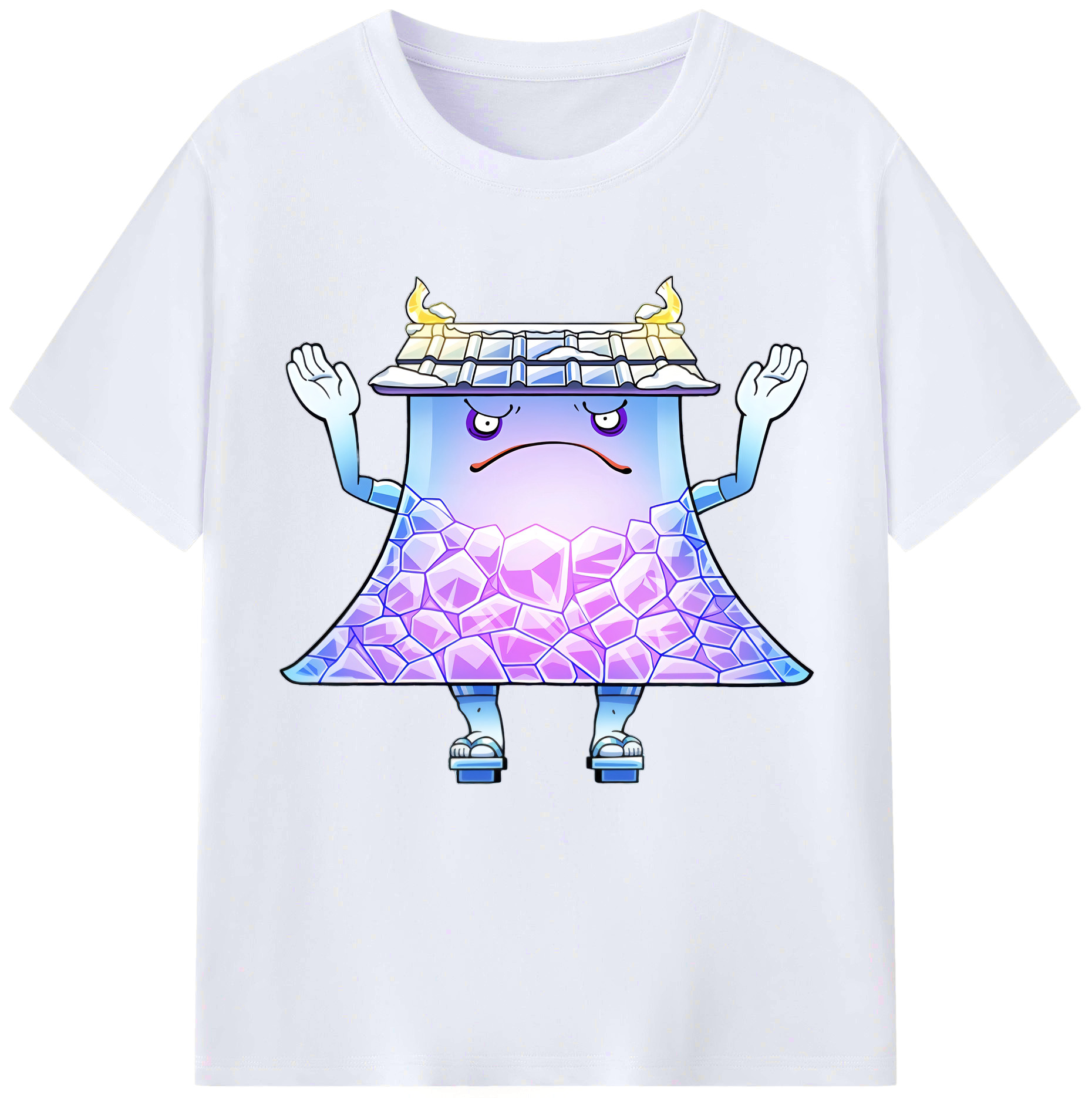 （画像用） 妖怪ウォッチ Yo-kai Watch レディースカジュアルプリントTシャツ（綿100％）