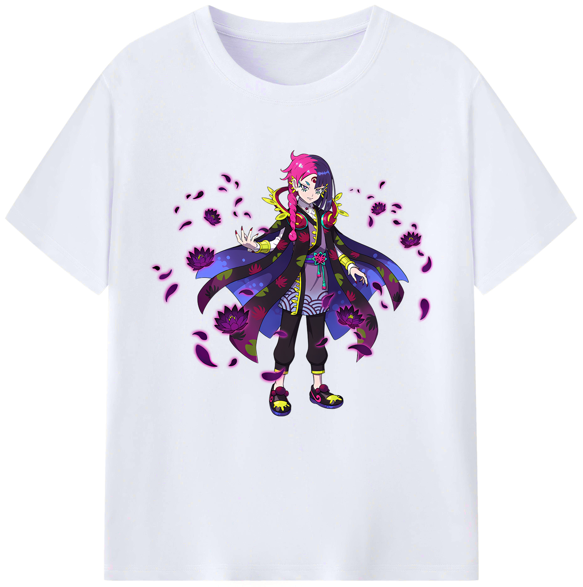 （画像用） 妖怪ウォッチ Yo-kai Watch レディースカジュアルプリントTシャツ（綿100％）