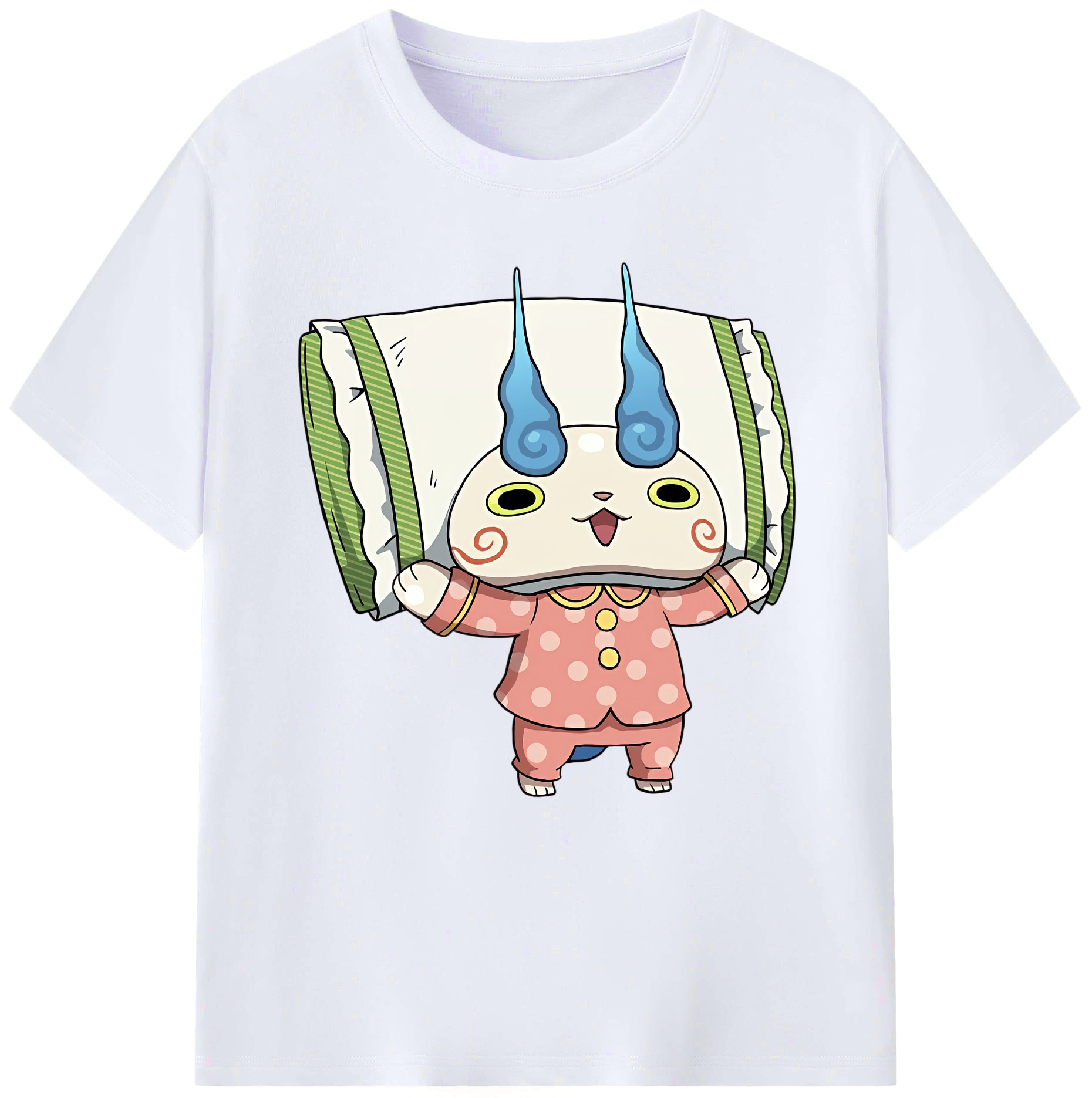 （画像用） 妖怪ウォッチ Yo-kai Watch レディースカジュアルプリントTシャツ（綿100％）