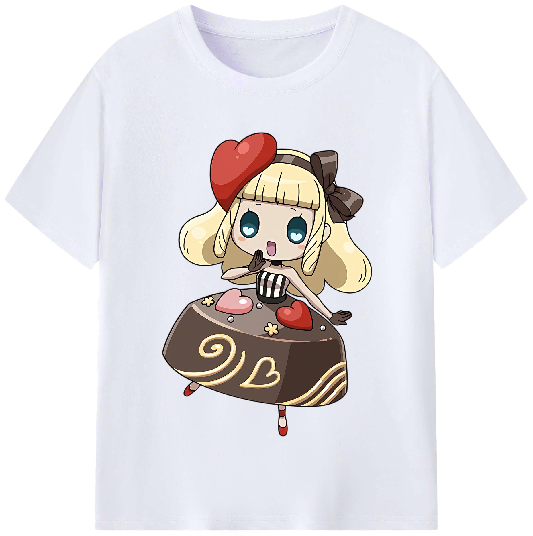 （画像用） 妖怪ウォッチ Yo-kai Watch レディースカジュアルプリントTシャツ（綿100％）