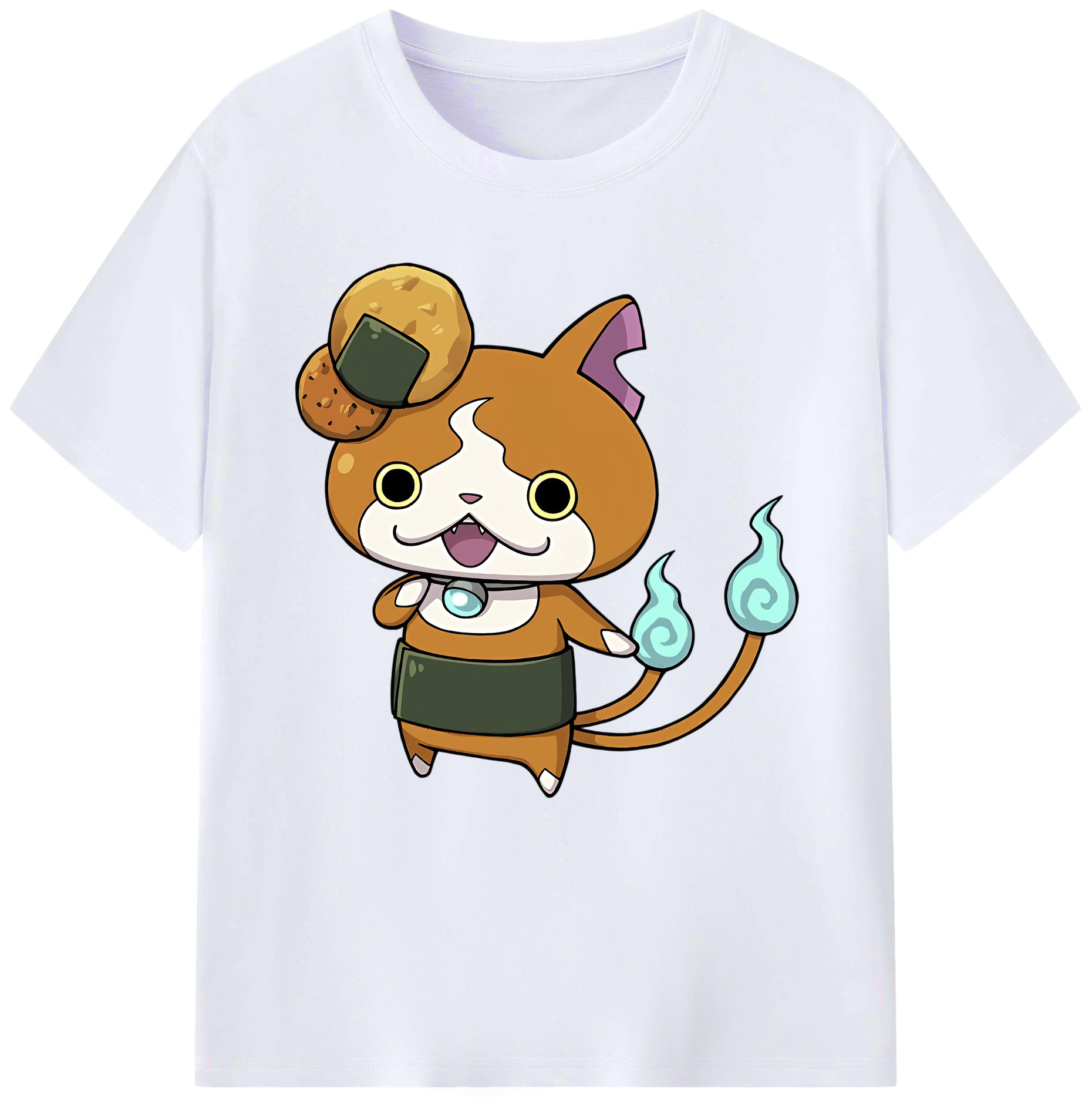 （画像用） 妖怪ウォッチ Yo-kai Watch レディースカジュアルプリントTシャツ（綿100％）