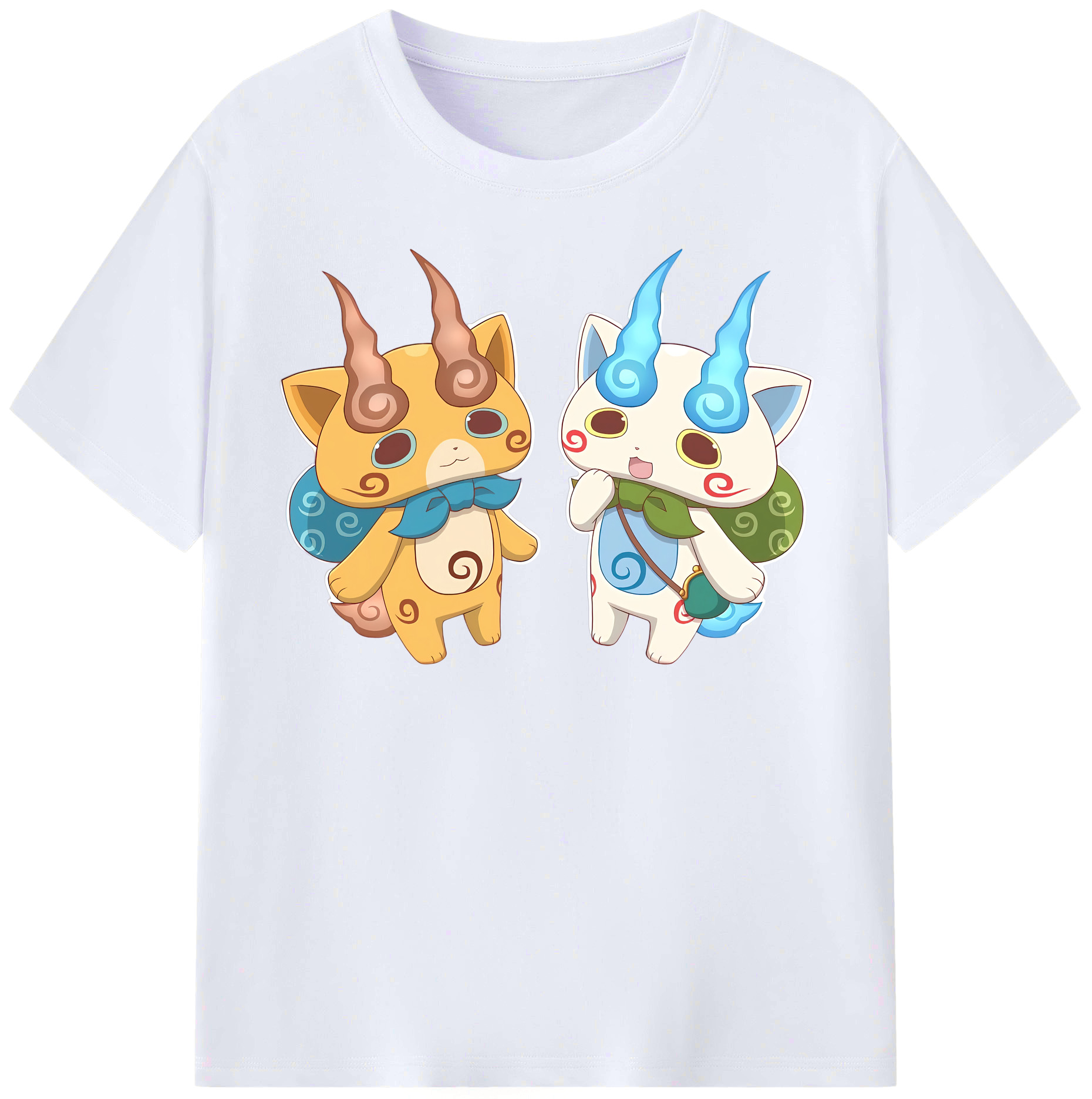 （画像用） 妖怪ウォッチ Yo-kai Watch レディースカジュアルプリントTシャツ（綿100％）