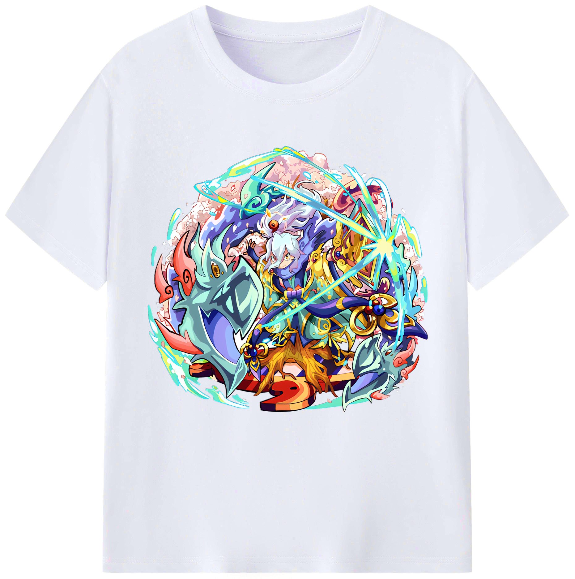 （画像用） 妖怪ウォッチ Yo-kai Watch レディースカジュアルプリントTシャツ（綿100％）