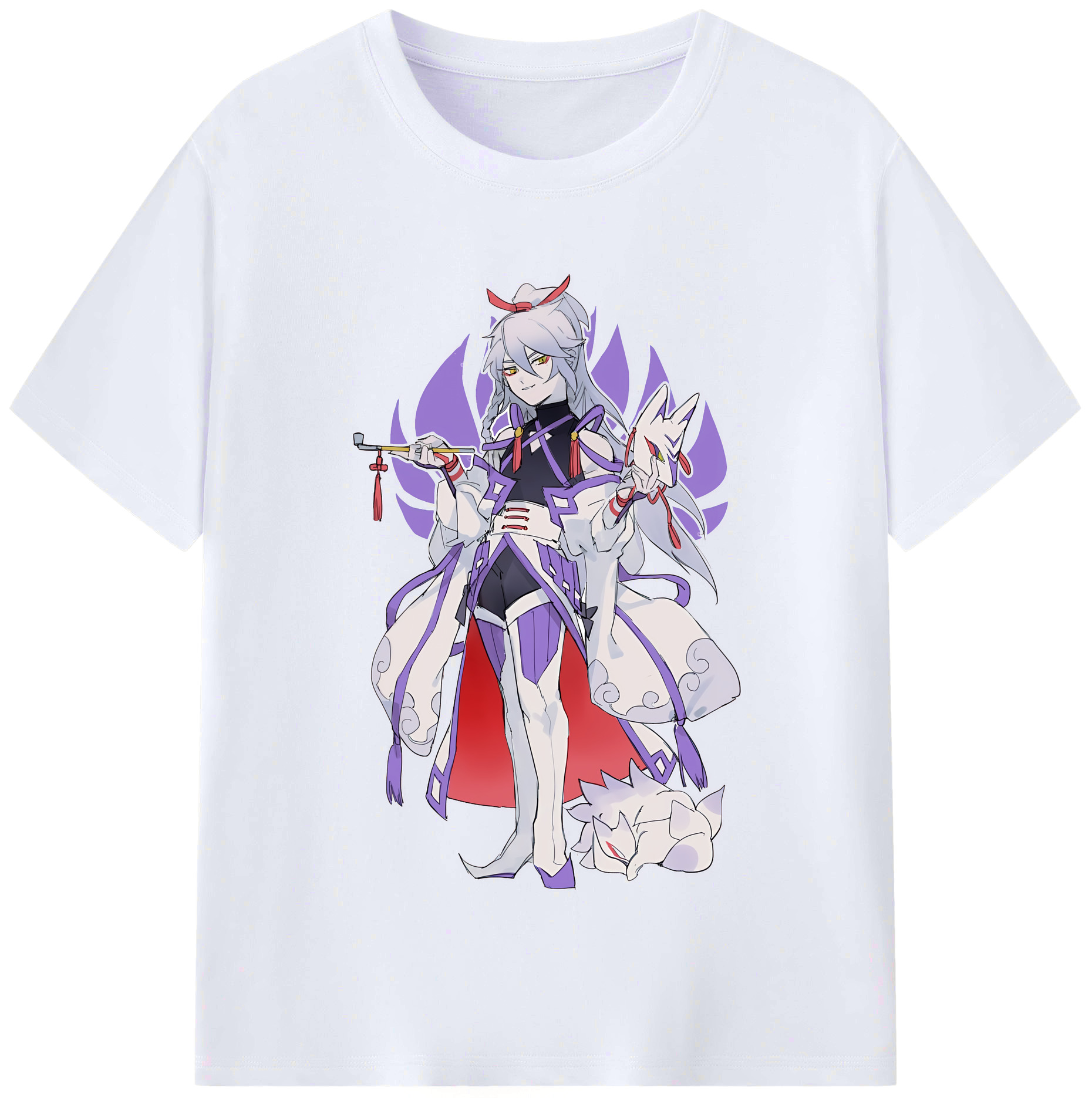 （画像用） 妖怪ウォッチ Yo-kai Watch レディースカジュアルプリントTシャツ（綿100％）