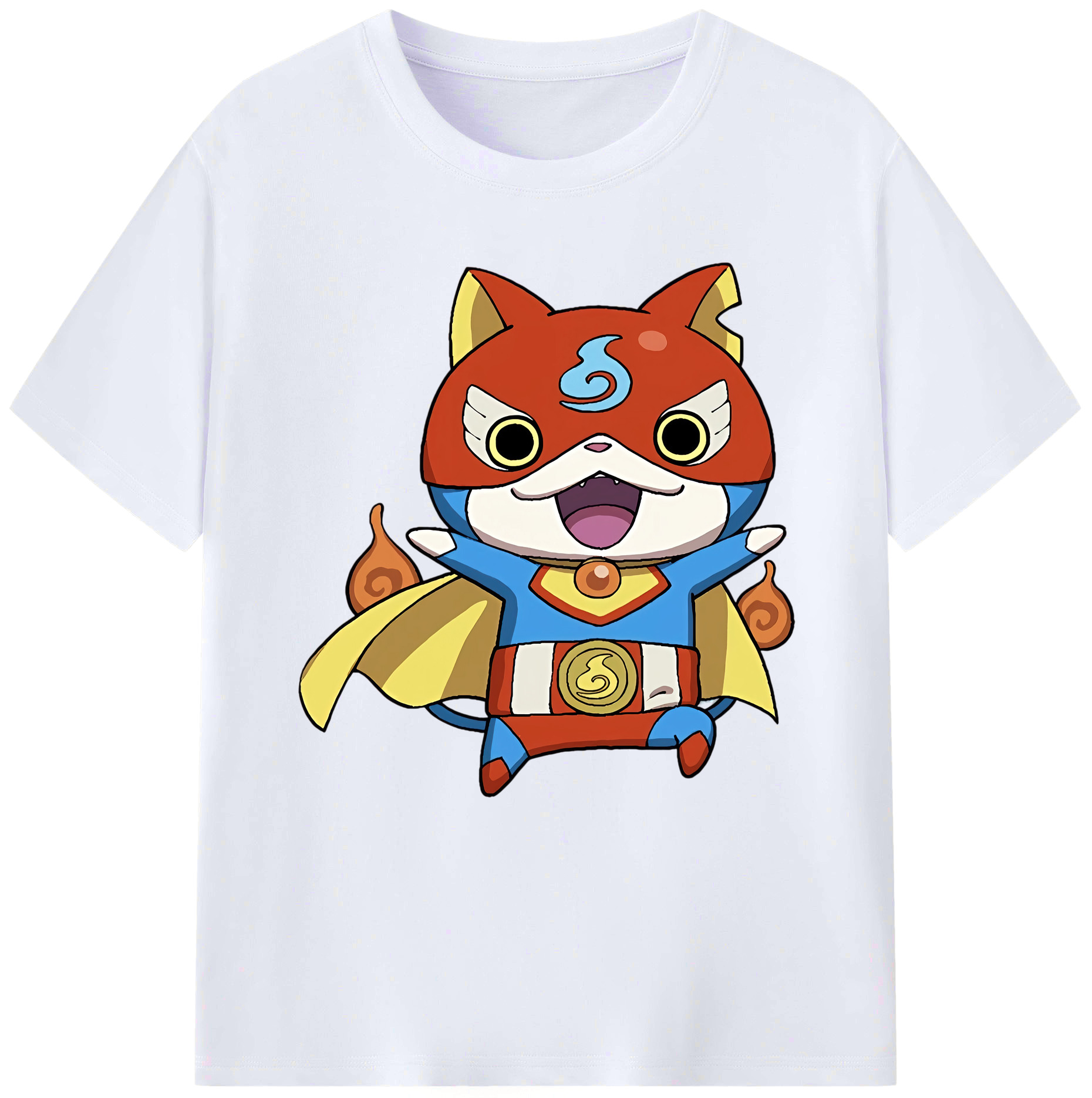 （画像用） 妖怪ウォッチ Yo-kai Watch レディースカジュアルプリントTシャツ（綿100％）