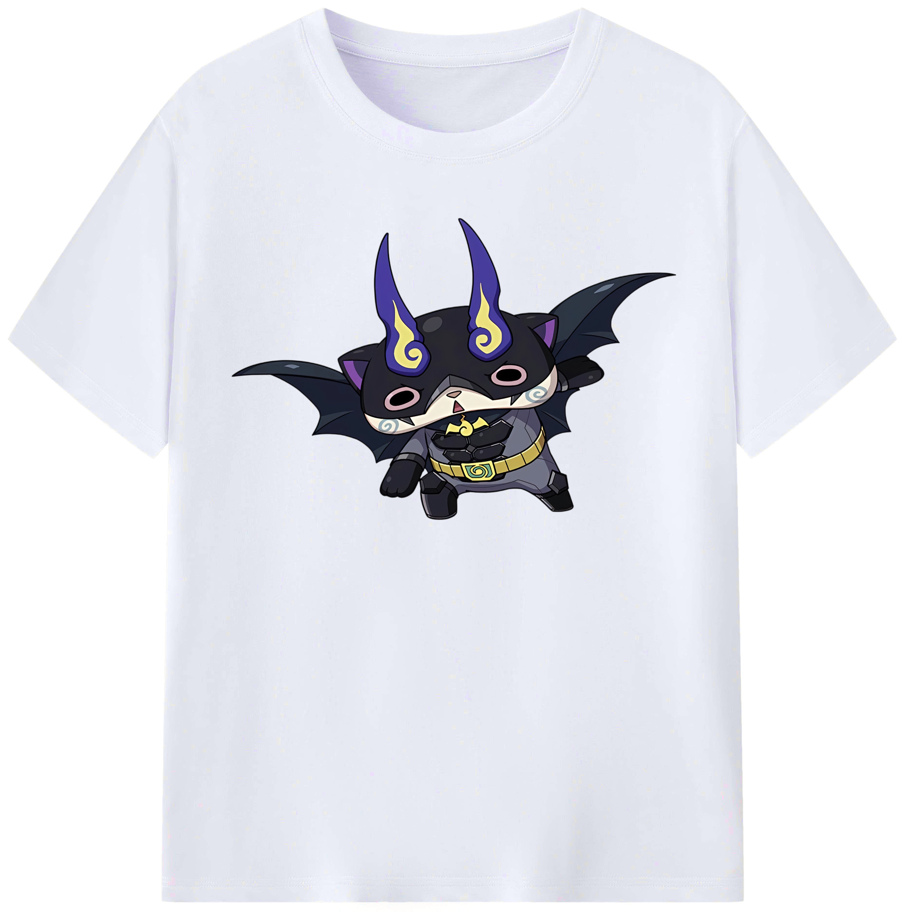 （画像用） 妖怪ウォッチ Yo-kai Watch レディースカジュアルプリントTシャツ（綿100％）