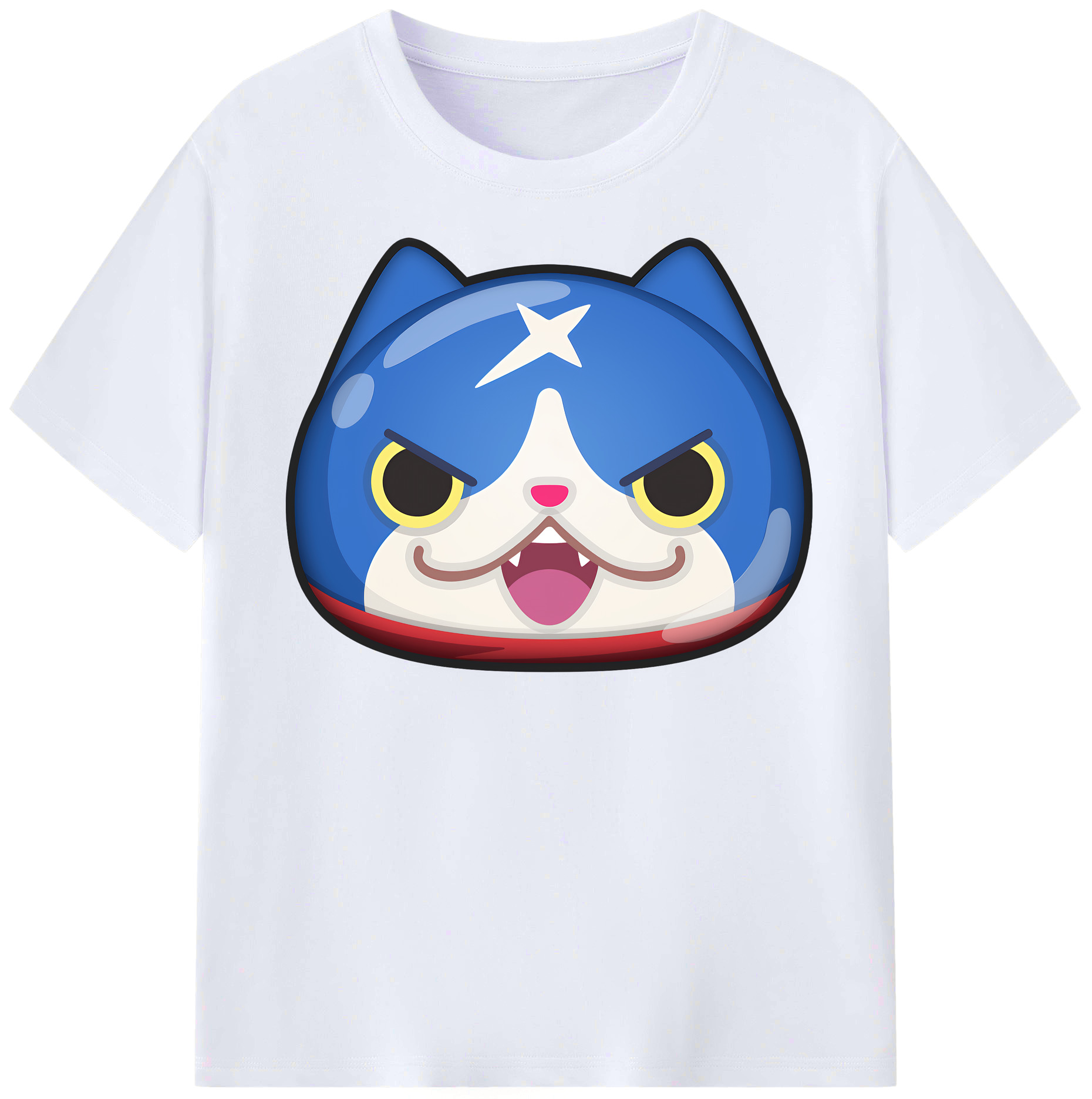 （画像用） 妖怪ウォッチ Yo-kai Watch レディースカジュアルプリントTシャツ（綿100％）