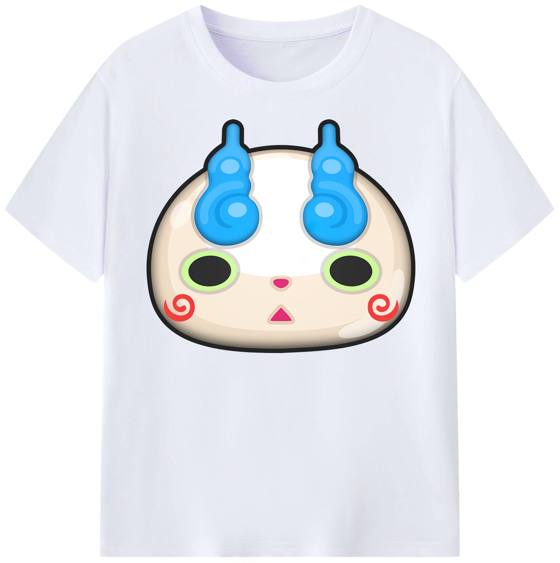 （画像用） 妖怪ウォッチ Yo-kai Watch レディースカジュアルプリントTシャツ（綿100％）
