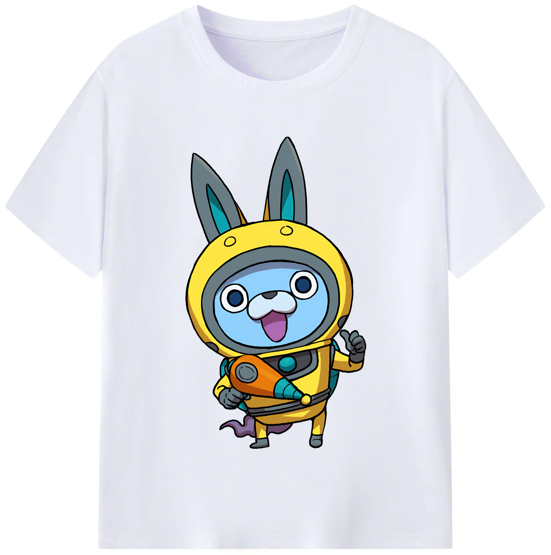 （画像用） 妖怪ウォッチ Yo-kai Watch レディースカジュアルプリントTシャツ（綿100％）