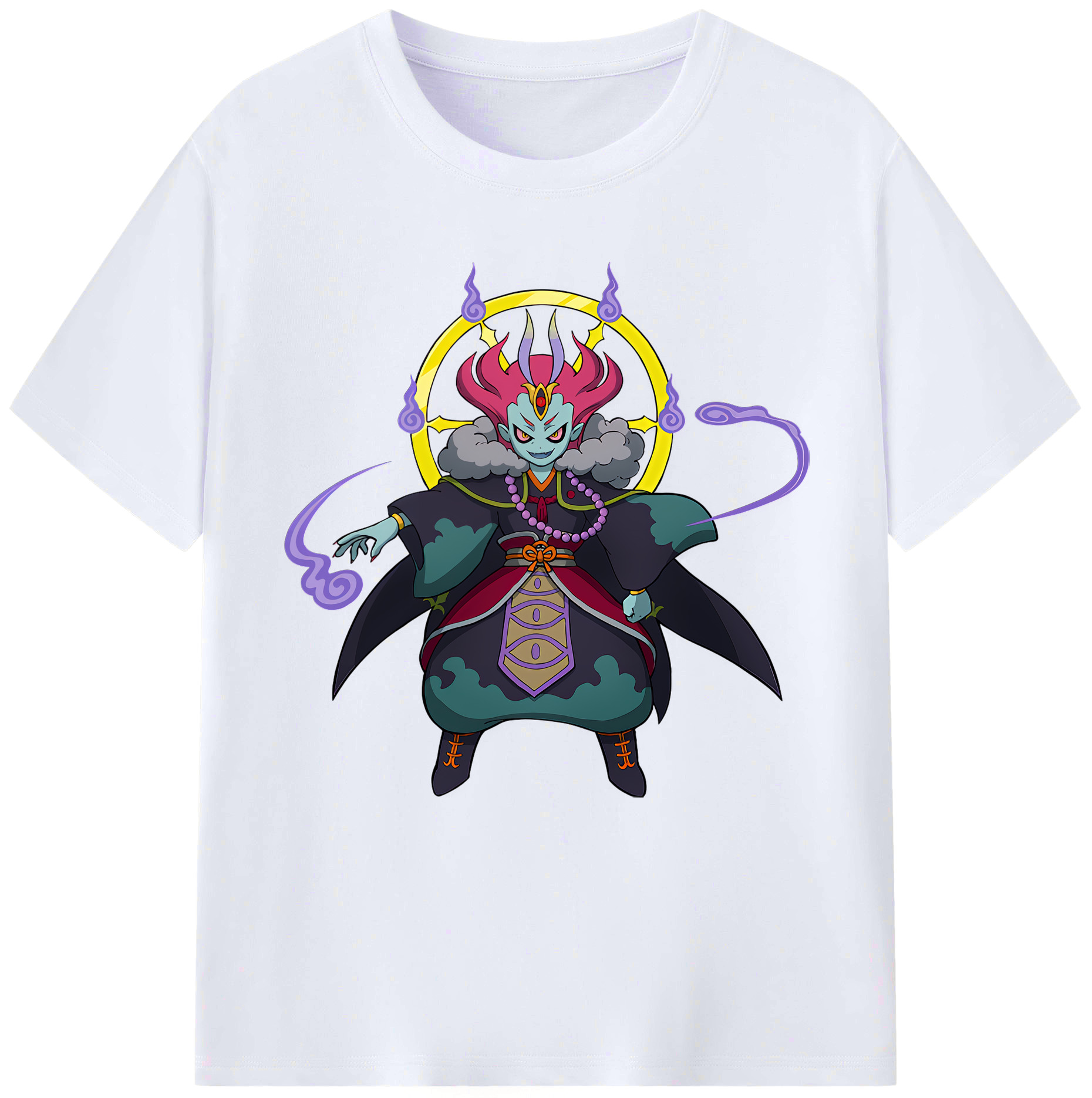 （画像用） 妖怪ウォッチ Yo-kai Watch レディースカジュアルプリントTシャツ（綿100％）