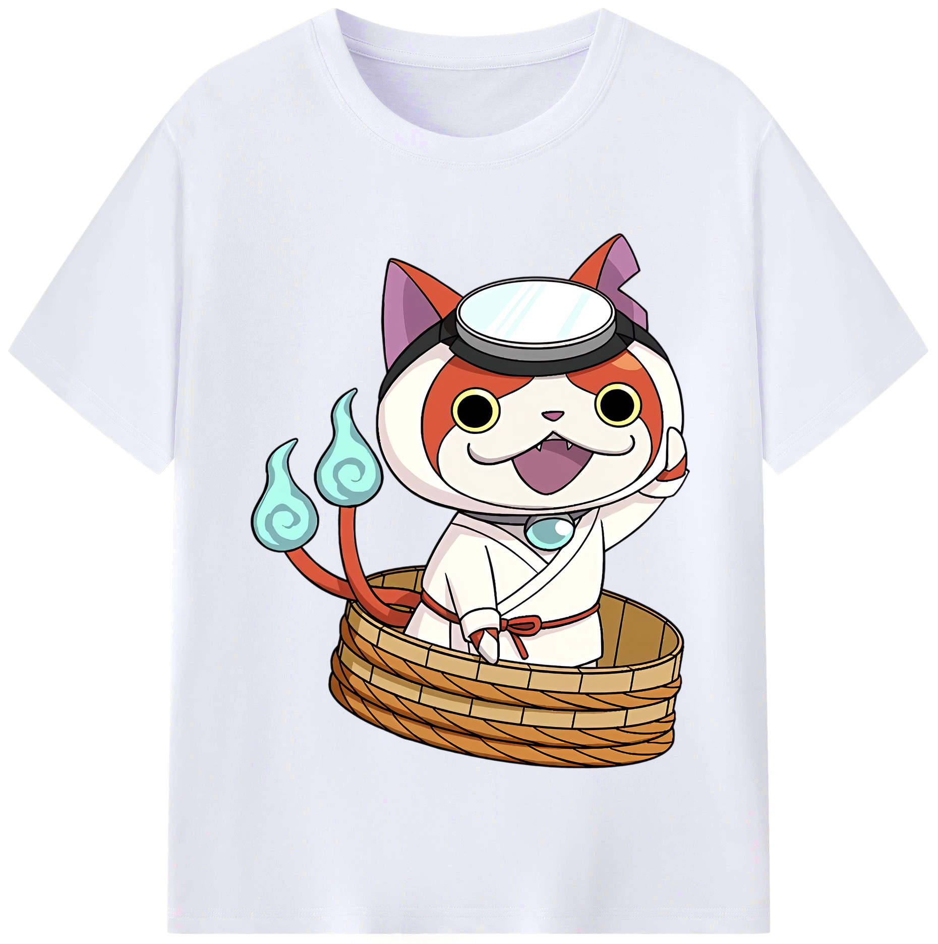 （画像用） 妖怪ウォッチ Yo-kai Watch レディースカジュアルプリントTシャツ（綿100％）
