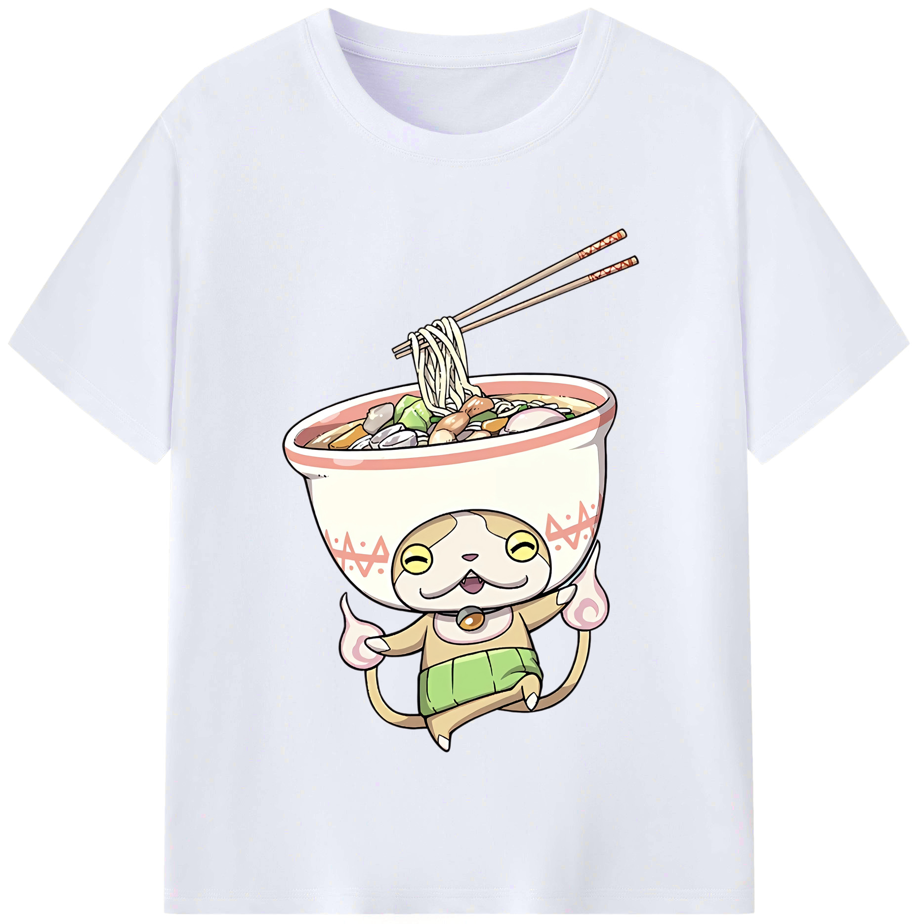 （画像用） 妖怪ウォッチ Yo-kai Watch レディースカジュアルプリントTシャツ（綿100％）