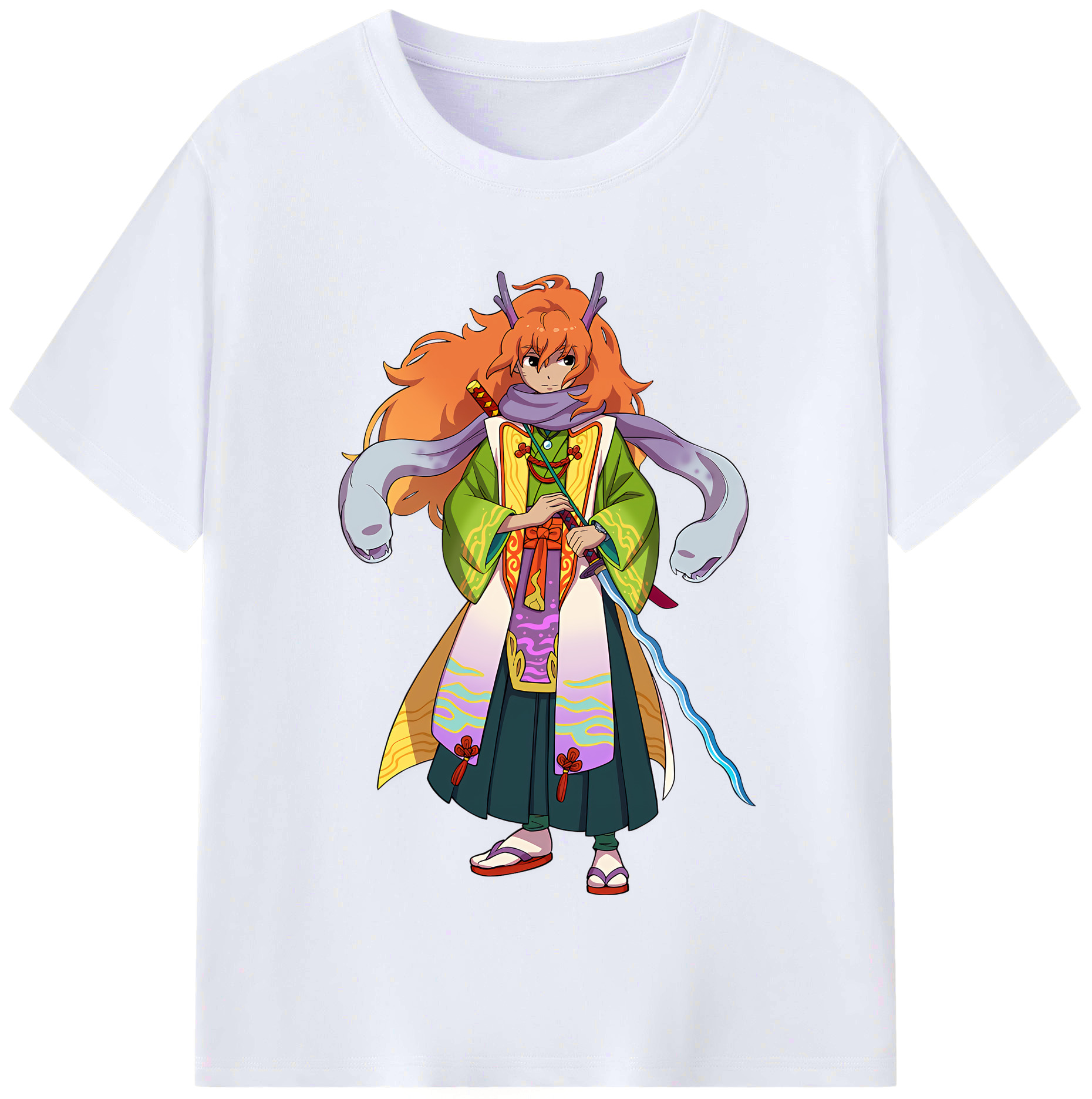 （画像用） 妖怪ウォッチ Yo-kai Watch レディースカジュアルプリントTシャツ（綿100％）