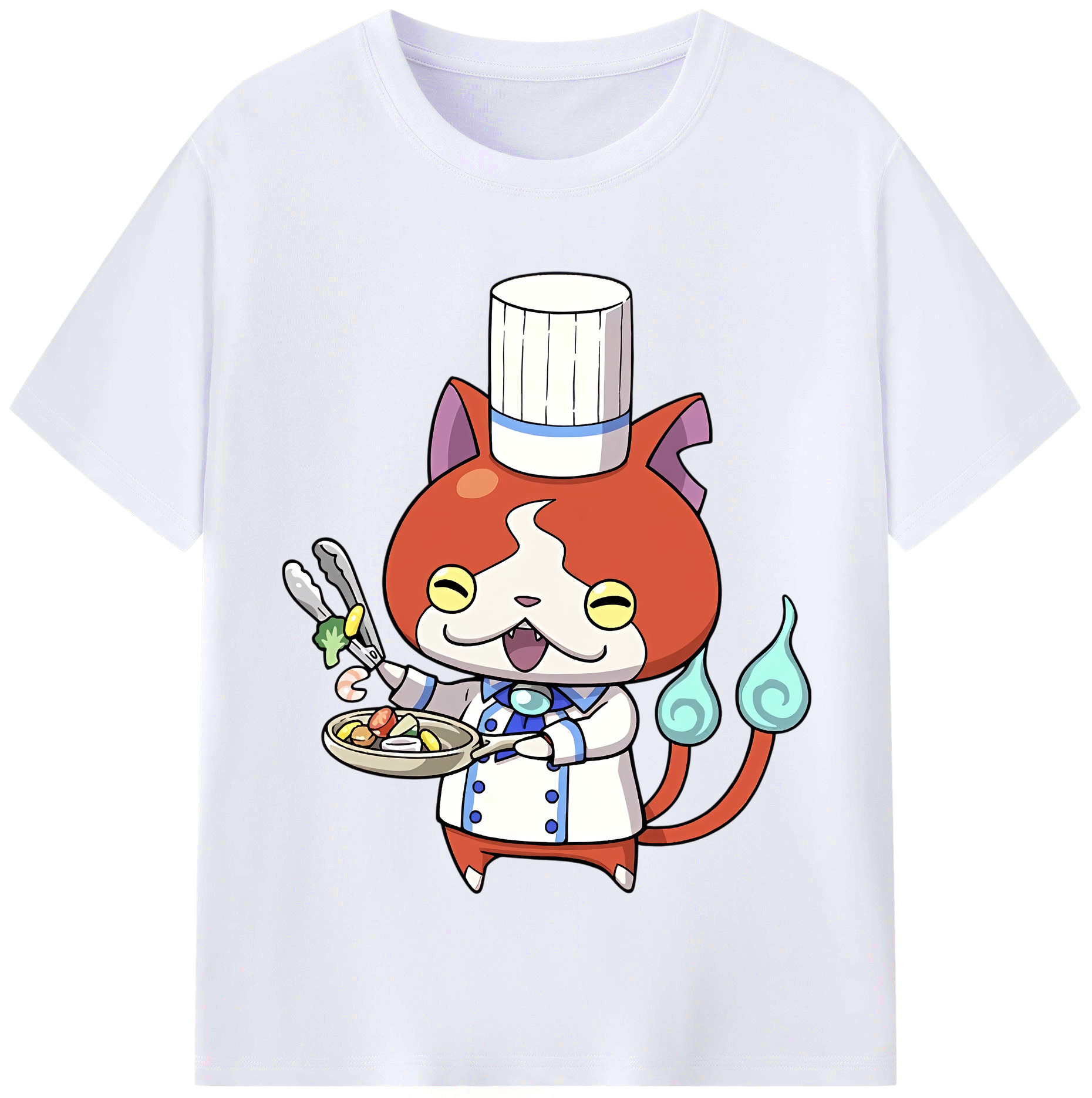 （画像用） 妖怪ウォッチ Yo-kai Watch レディースカジュアルプリントTシャツ（綿100％）