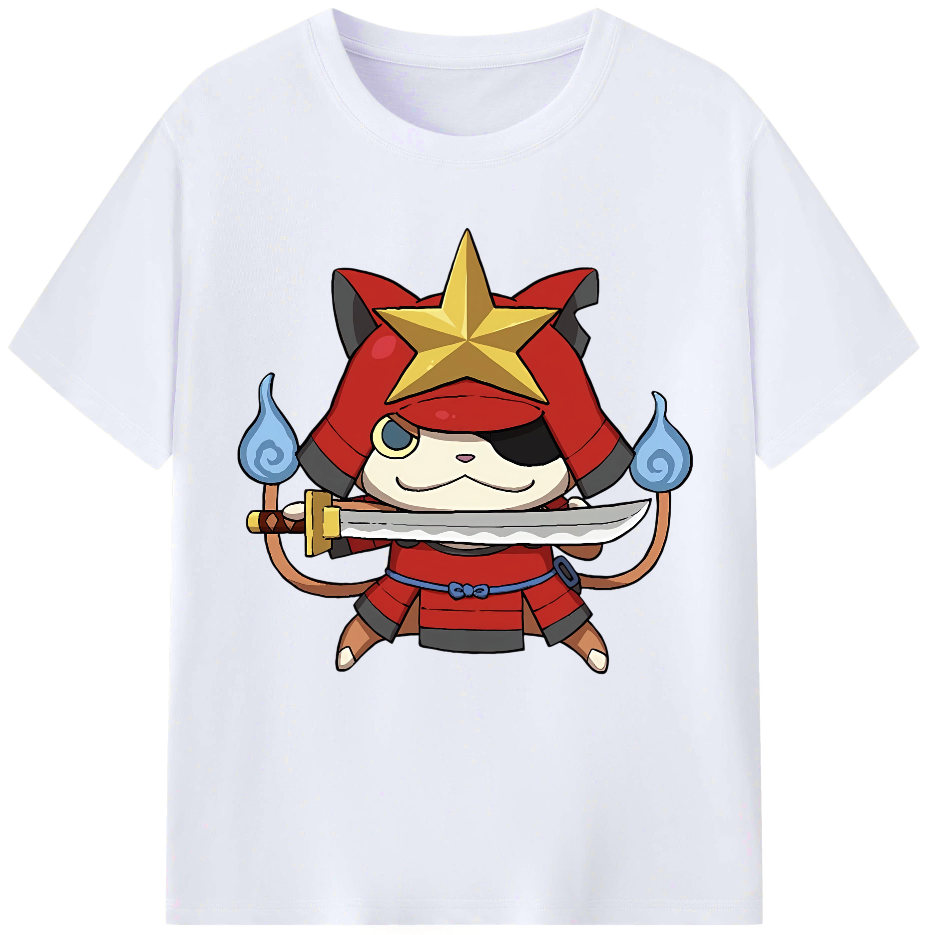 （画像用） 妖怪ウォッチ Yo-kai Watch レディースカジュアルプリントTシャツ（綿100％）