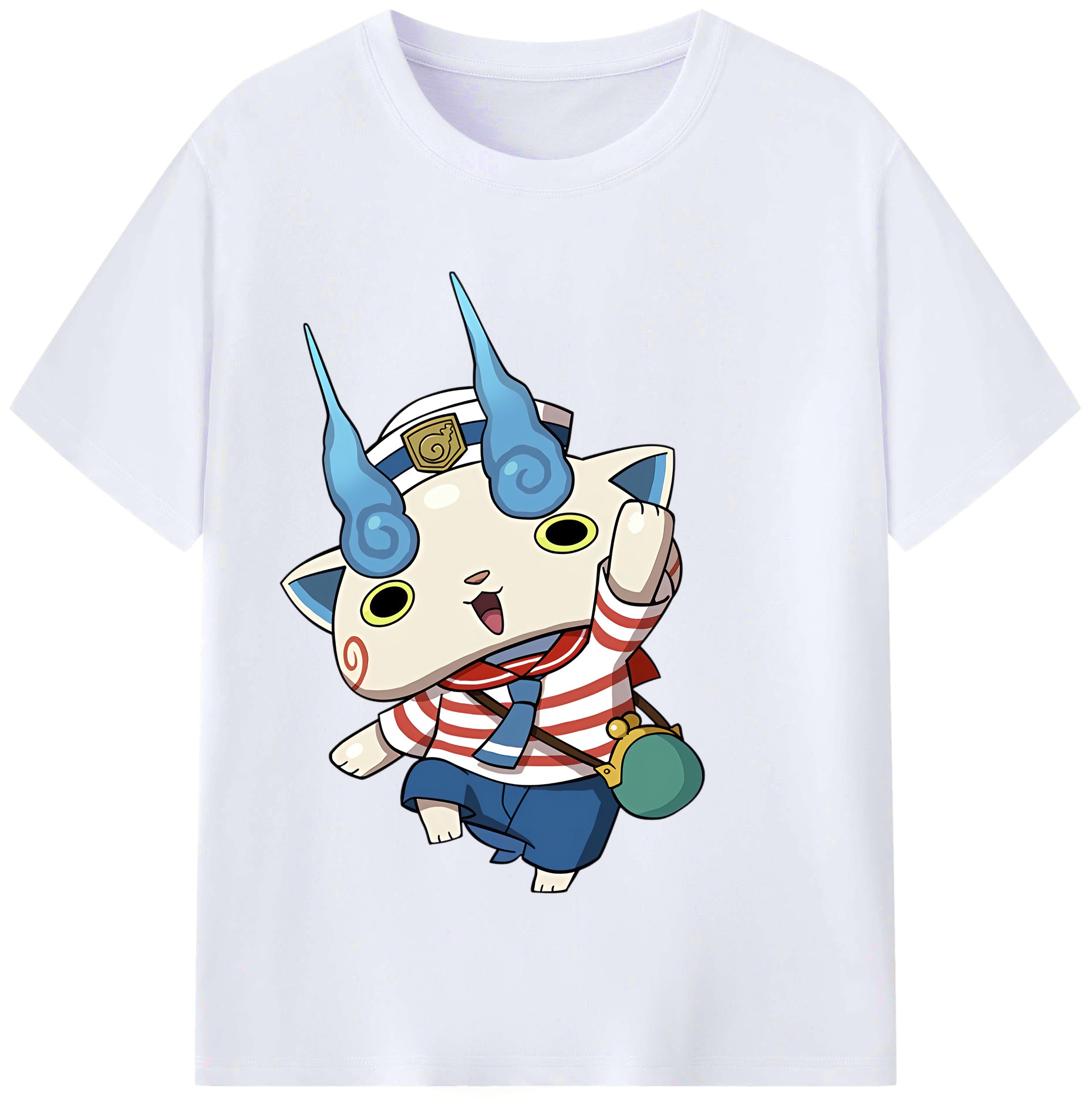 （画像用） 妖怪ウォッチ Yo-kai Watch レディースカジュアルプリントTシャツ（綿100％）