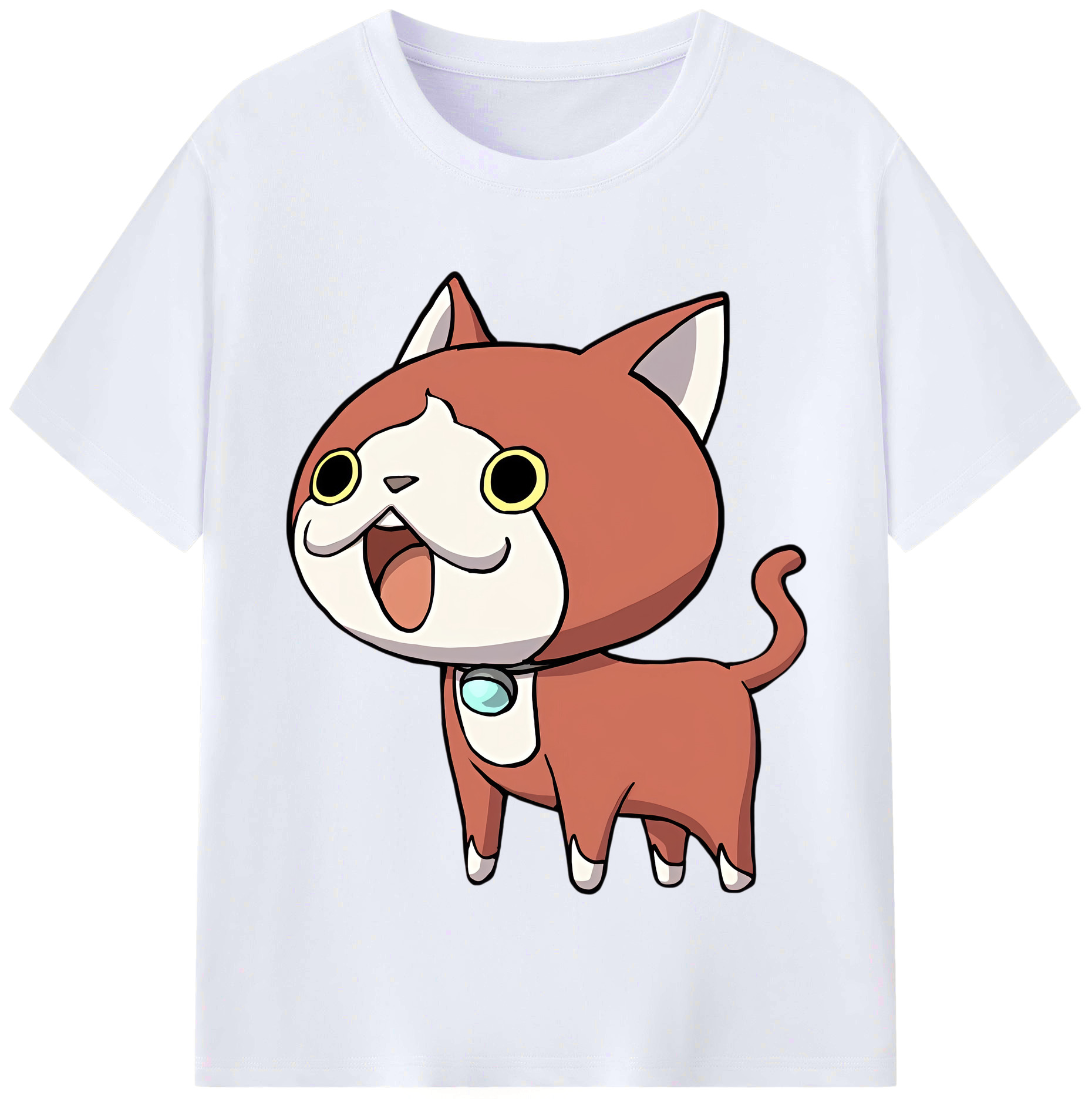 （画像用） 妖怪ウォッチ Yo-kai Watch レディースカジュアルプリントTシャツ（綿100％）