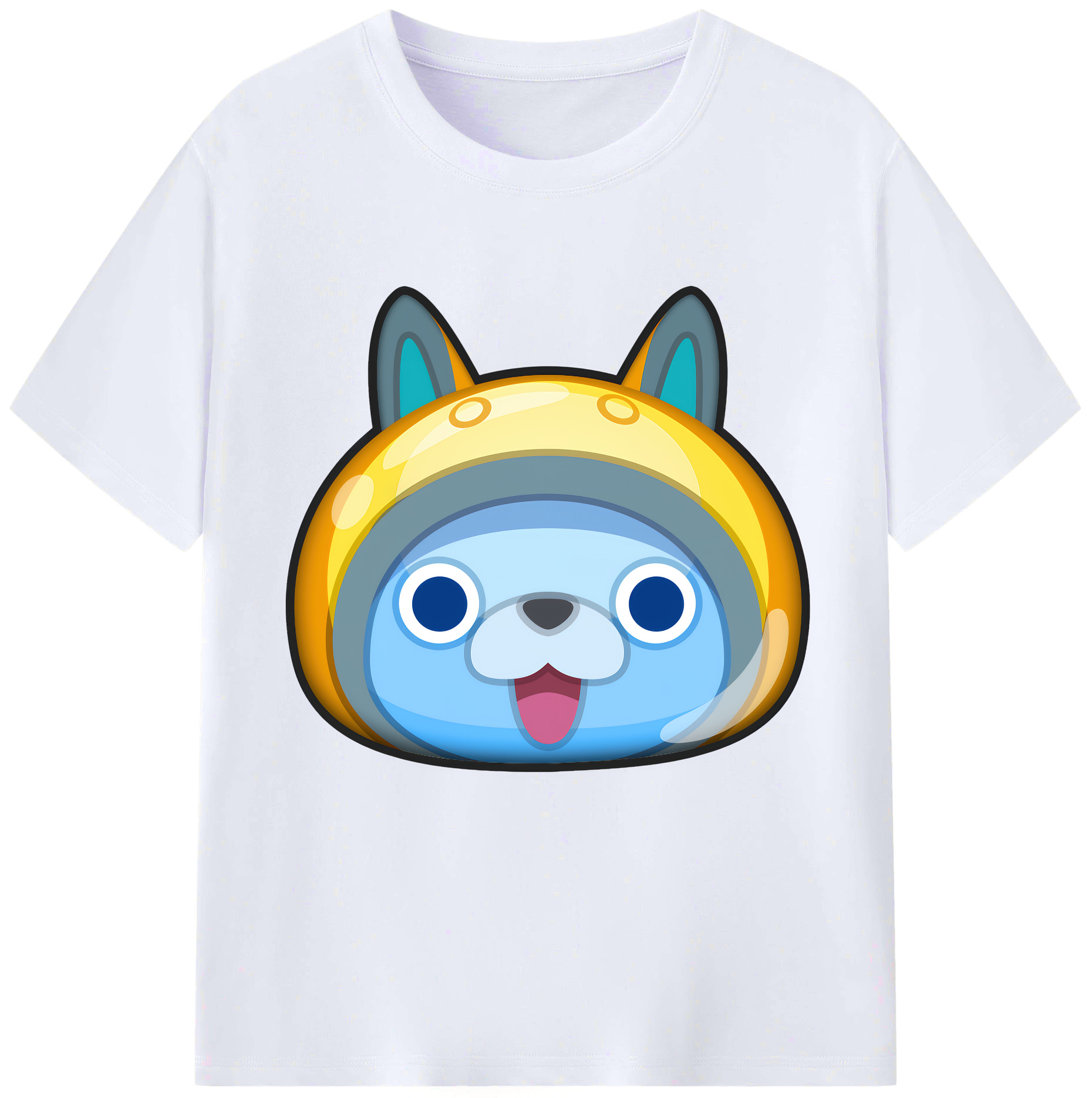 （画像用） 妖怪ウォッチ Yo-kai Watch レディースカジュアルプリントTシャツ（綿100％）
