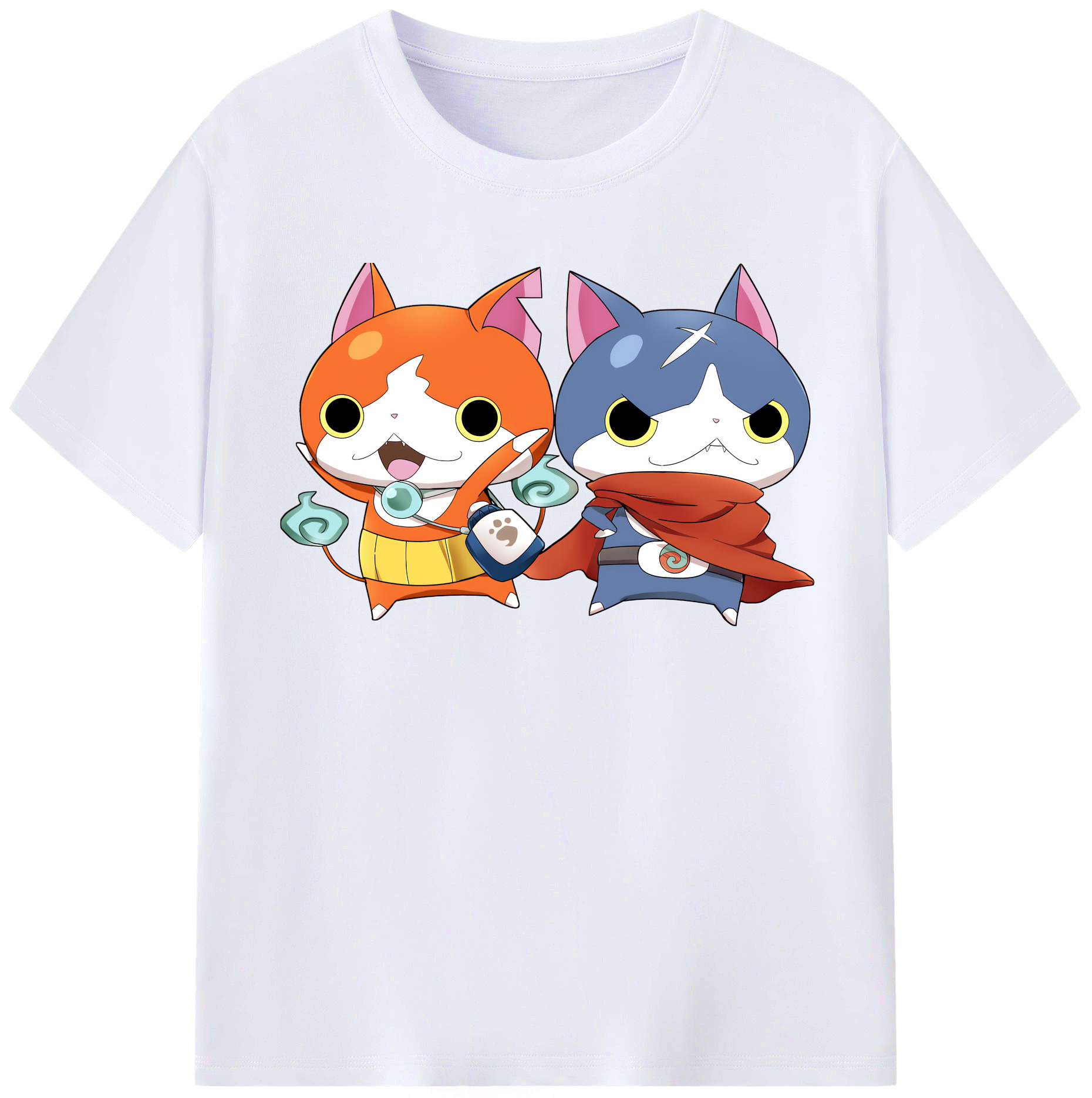 （画像用） 妖怪ウォッチ Yo-kai Watch レディースカジュアルプリントTシャツ（綿100％）