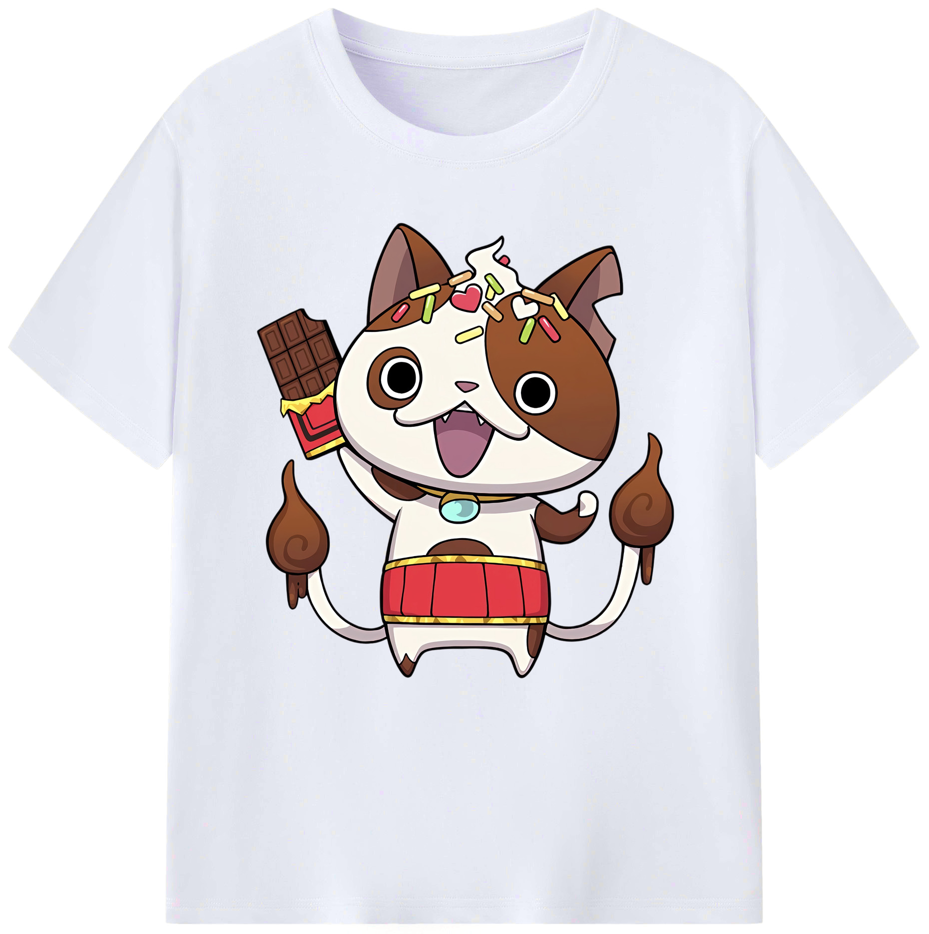 （画像用） 妖怪ウォッチ Yo-kai Watch レディースカジュアルプリントTシャツ（綿100％）