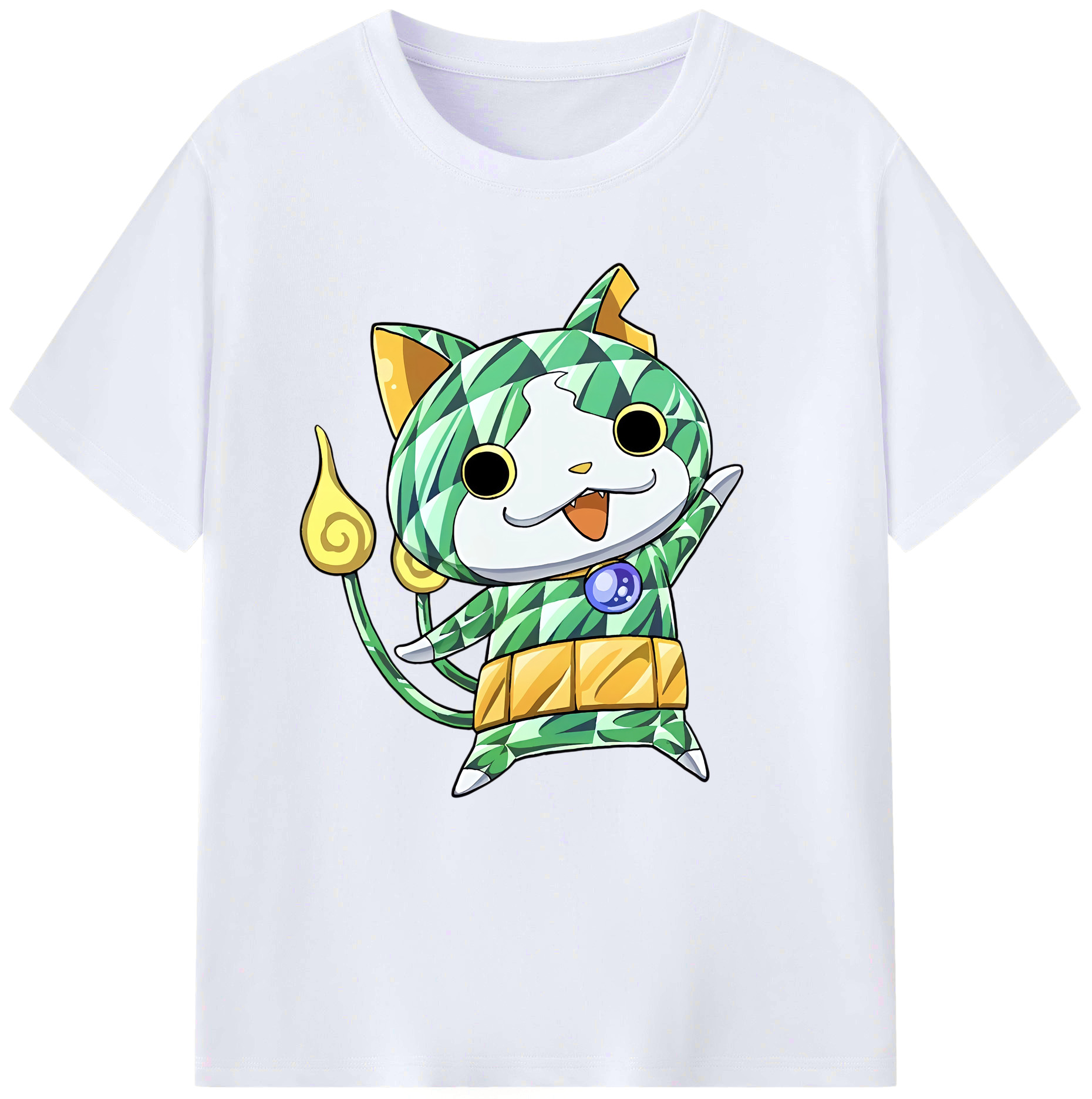（画像用） 妖怪ウォッチ Yo-kai Watch レディースカジュアルプリントTシャツ（綿100％）