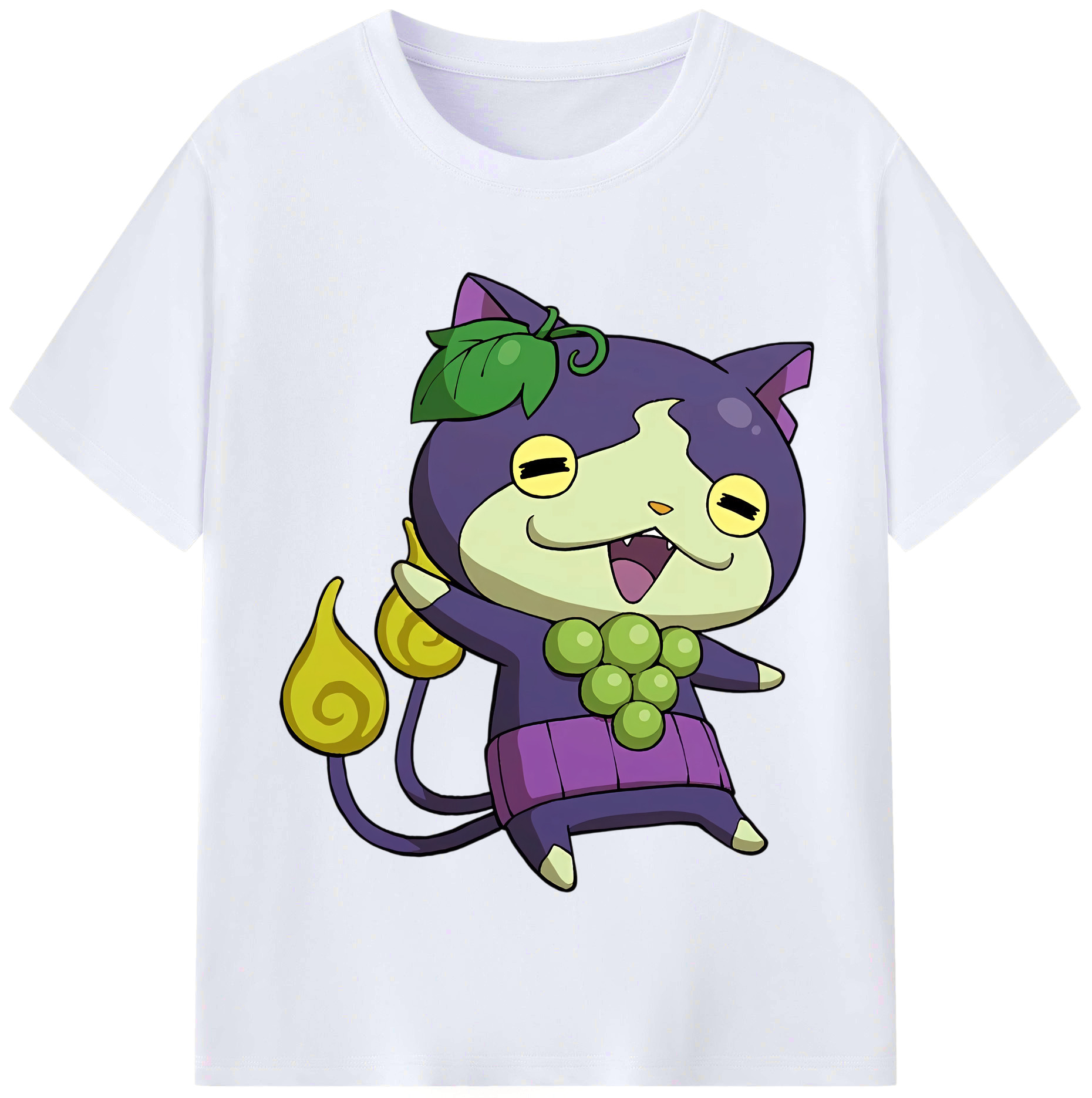 （画像用） 妖怪ウォッチ Yo-kai Watch レディースカジュアルプリントTシャツ（綿100％）