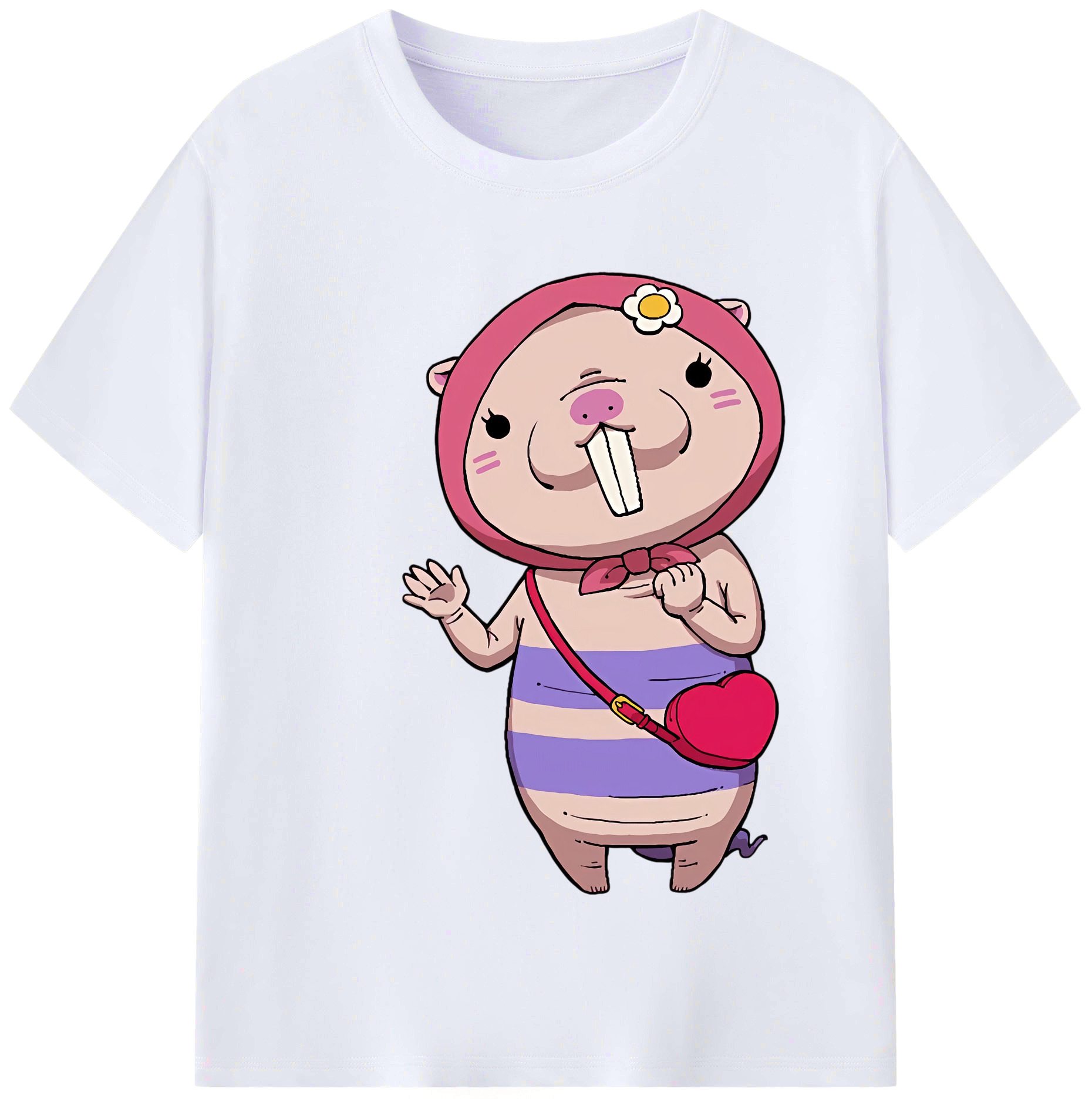 （画像用） 妖怪ウォッチ Yo-kai Watch レディースカジュアルプリントTシャツ（綿100％）