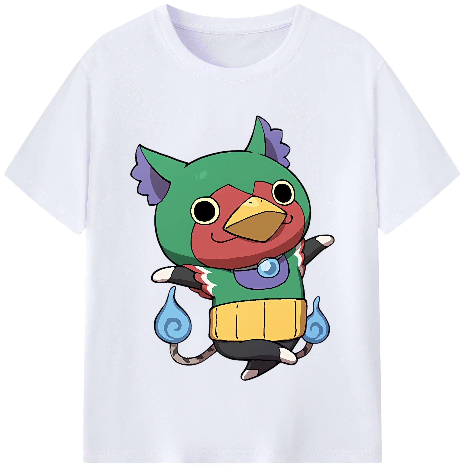 （画像用） 妖怪ウォッチ Yo-kai Watch レディースカジュアルプリントTシャツ（綿100％）