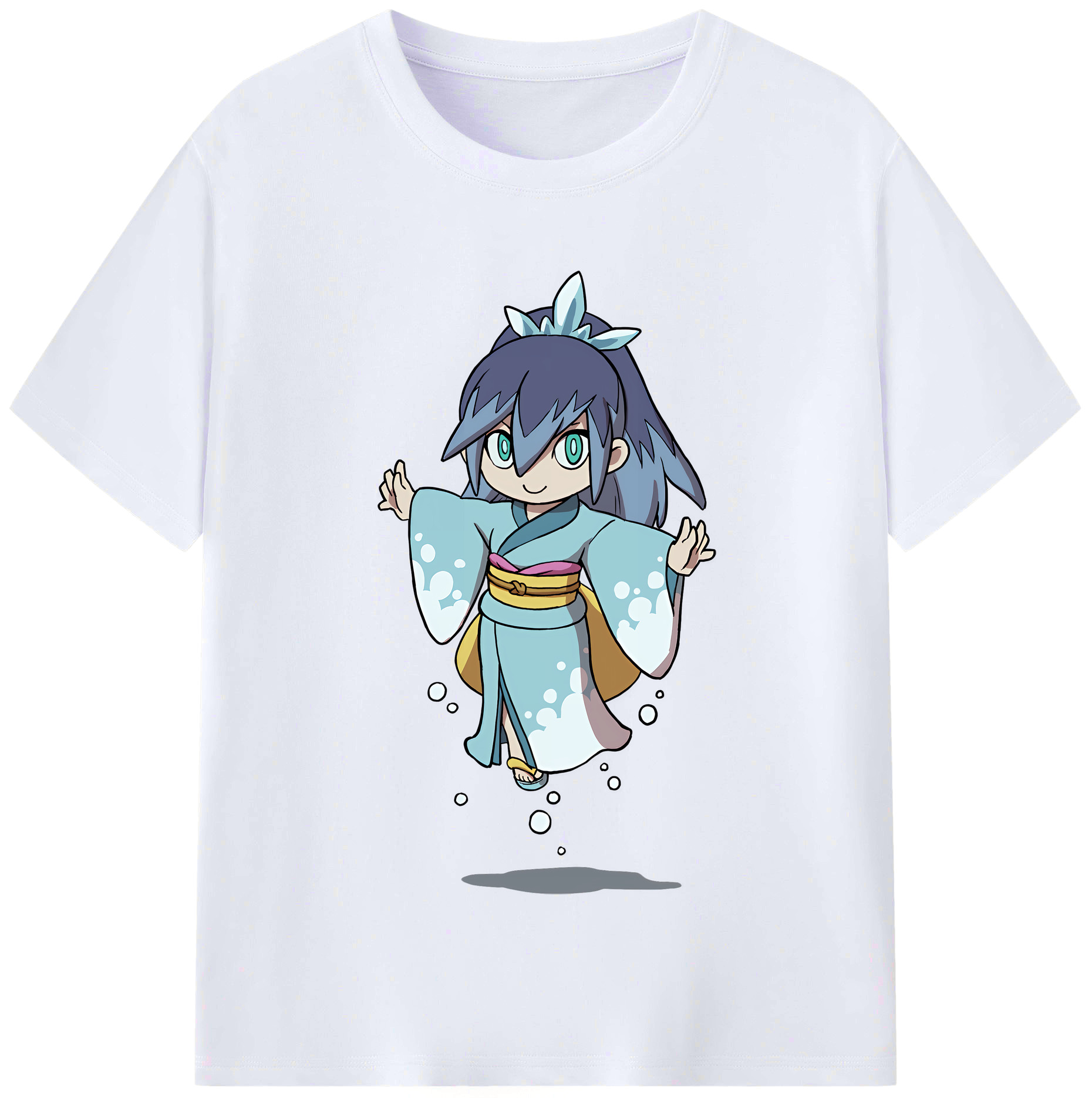 （画像用） 妖怪ウォッチ Yo-kai Watch レディースカジュアルプリントTシャツ（綿100％）