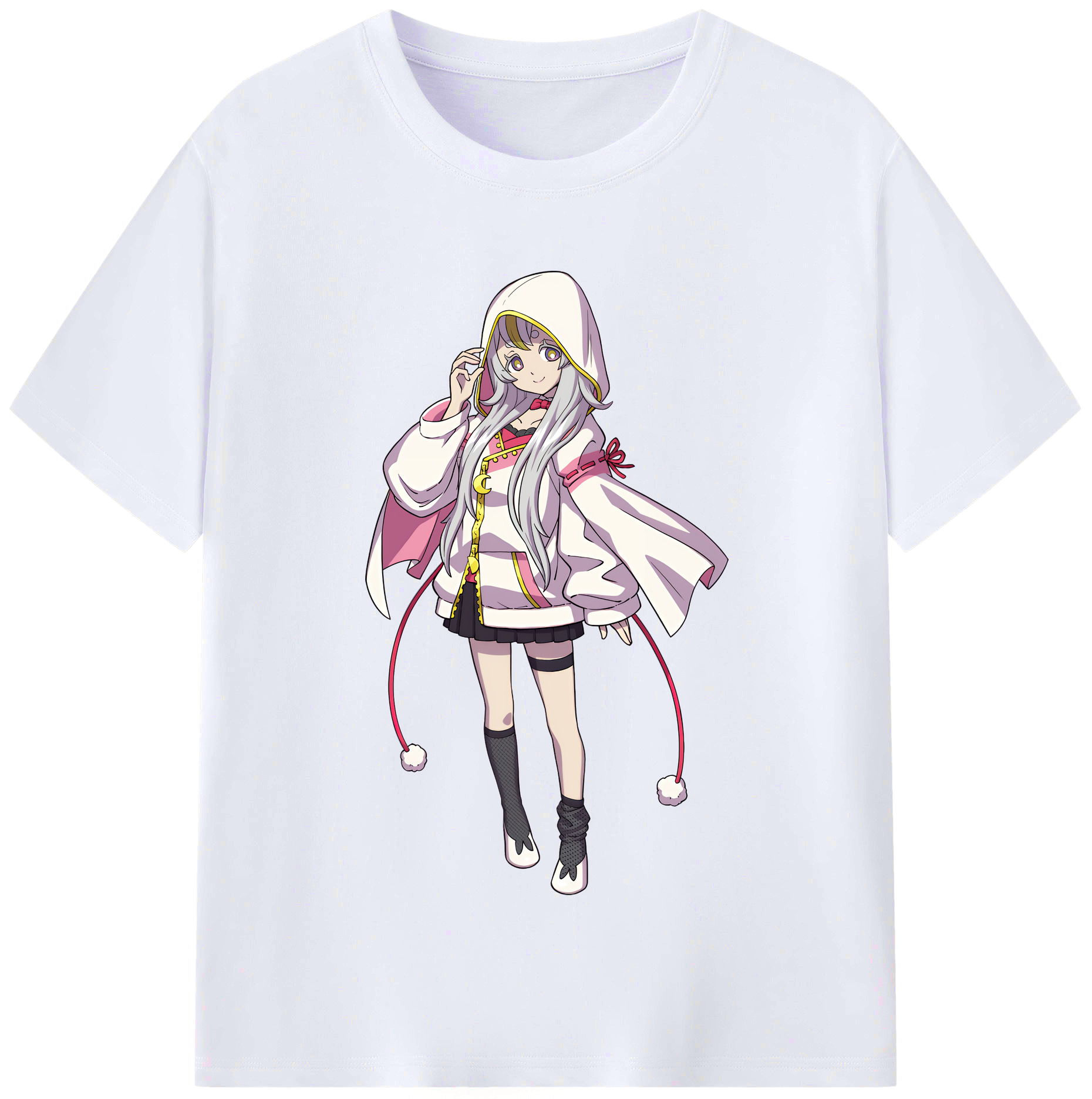 （画像用） 妖怪ウォッチ Yo-kai Watch レディースカジュアルプリントTシャツ（綿100％）