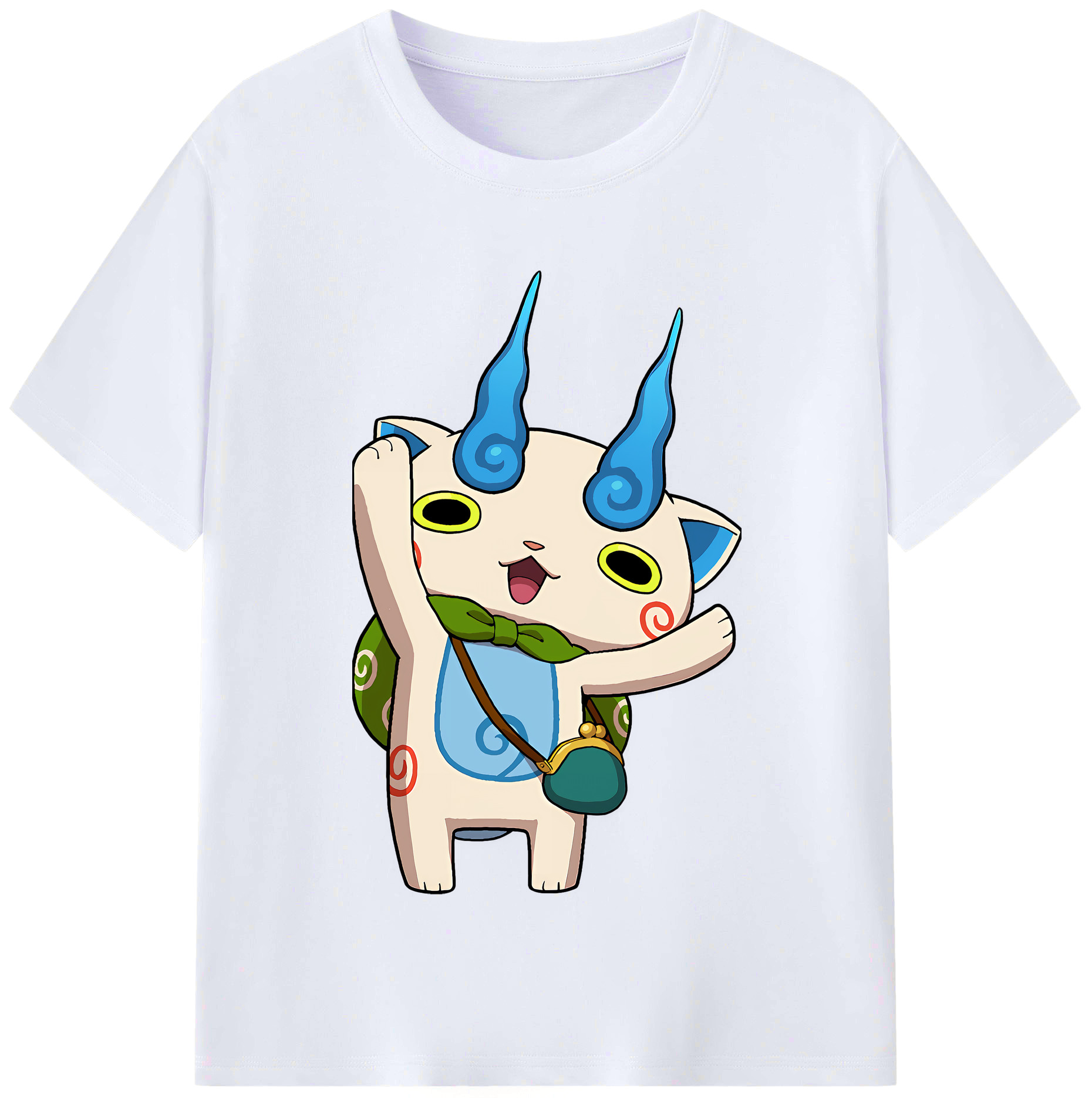 （画像用） 妖怪ウォッチ Yo-kai Watch レディースカジュアルプリントTシャツ（綿100％）