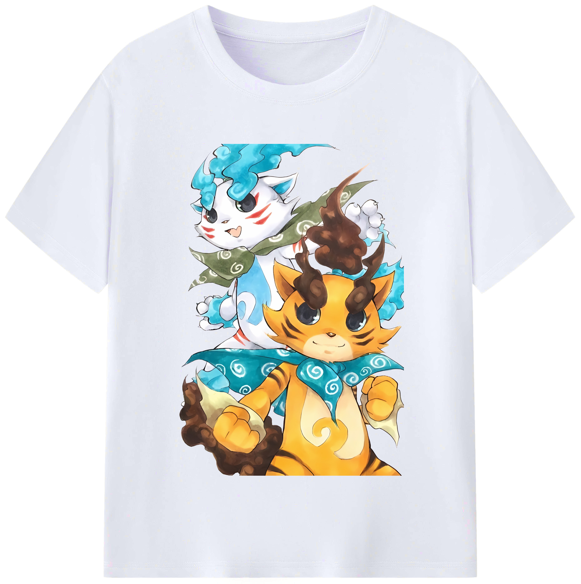 （画像用） 妖怪ウォッチ Yo-kai Watch レディースカジュアルプリントTシャツ（綿100％）
