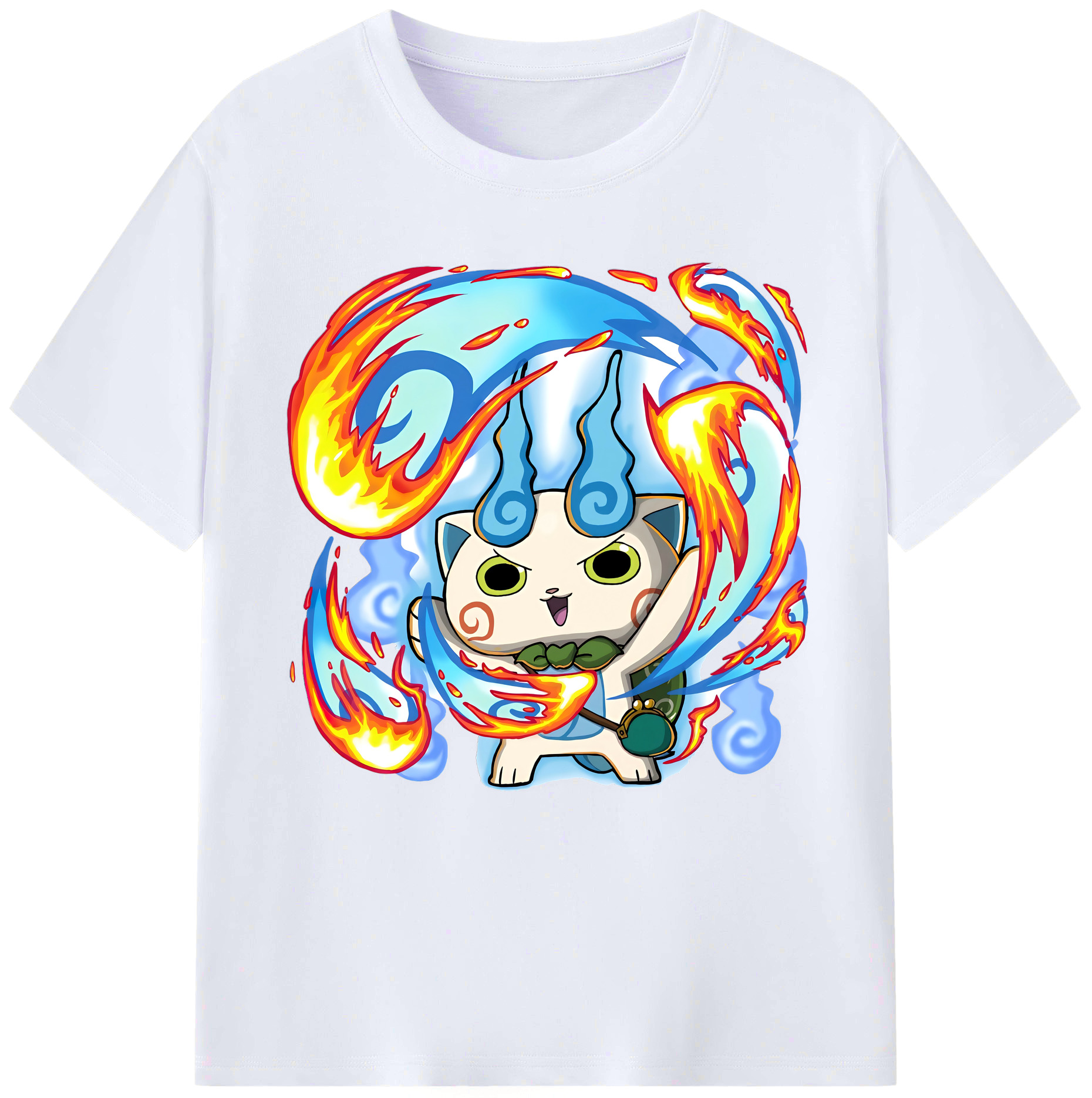 （画像用） 妖怪ウォッチ Yo-kai Watch レディースカジュアルプリントTシャツ（綿100％）