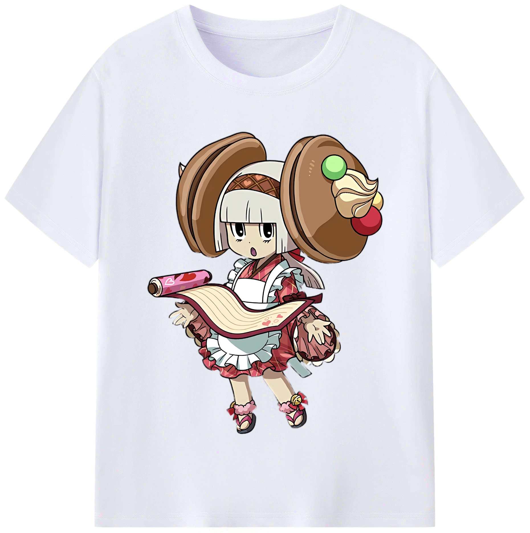 （画像用） 妖怪ウォッチ Yo-kai Watch レディースカジュアルプリントTシャツ（綿100％）