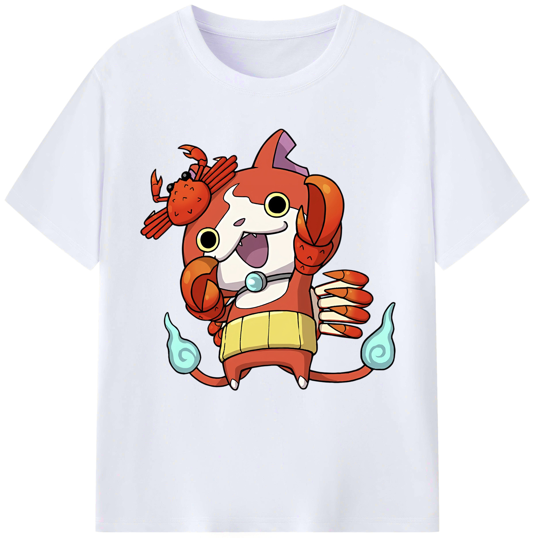 （画像用） 妖怪ウォッチ Yo-kai Watch レディースカジュアルプリントTシャツ（綿100％）