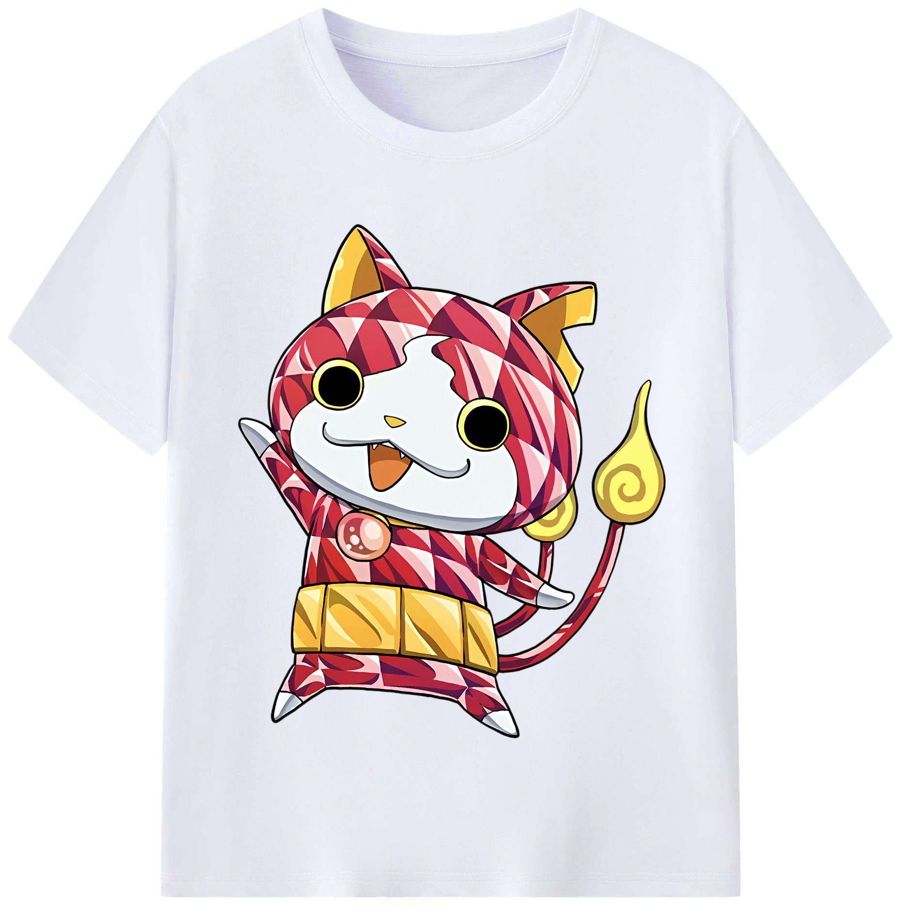 （画像用） 妖怪ウォッチ Yo-kai Watch レディースカジュアルプリントTシャツ（綿100％）