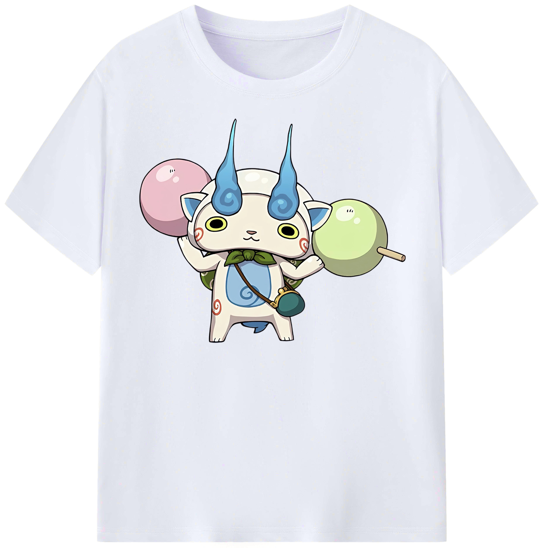 （画像用） 妖怪ウォッチ Yo-kai Watch レディースカジュアルプリントTシャツ（綿100％）