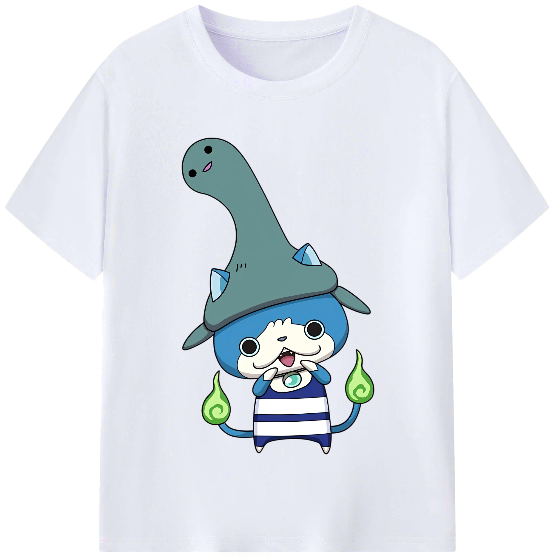 （画像用） 妖怪ウォッチ Yo-kai Watch レディースカジュアルプリントTシャツ（綿100％）
