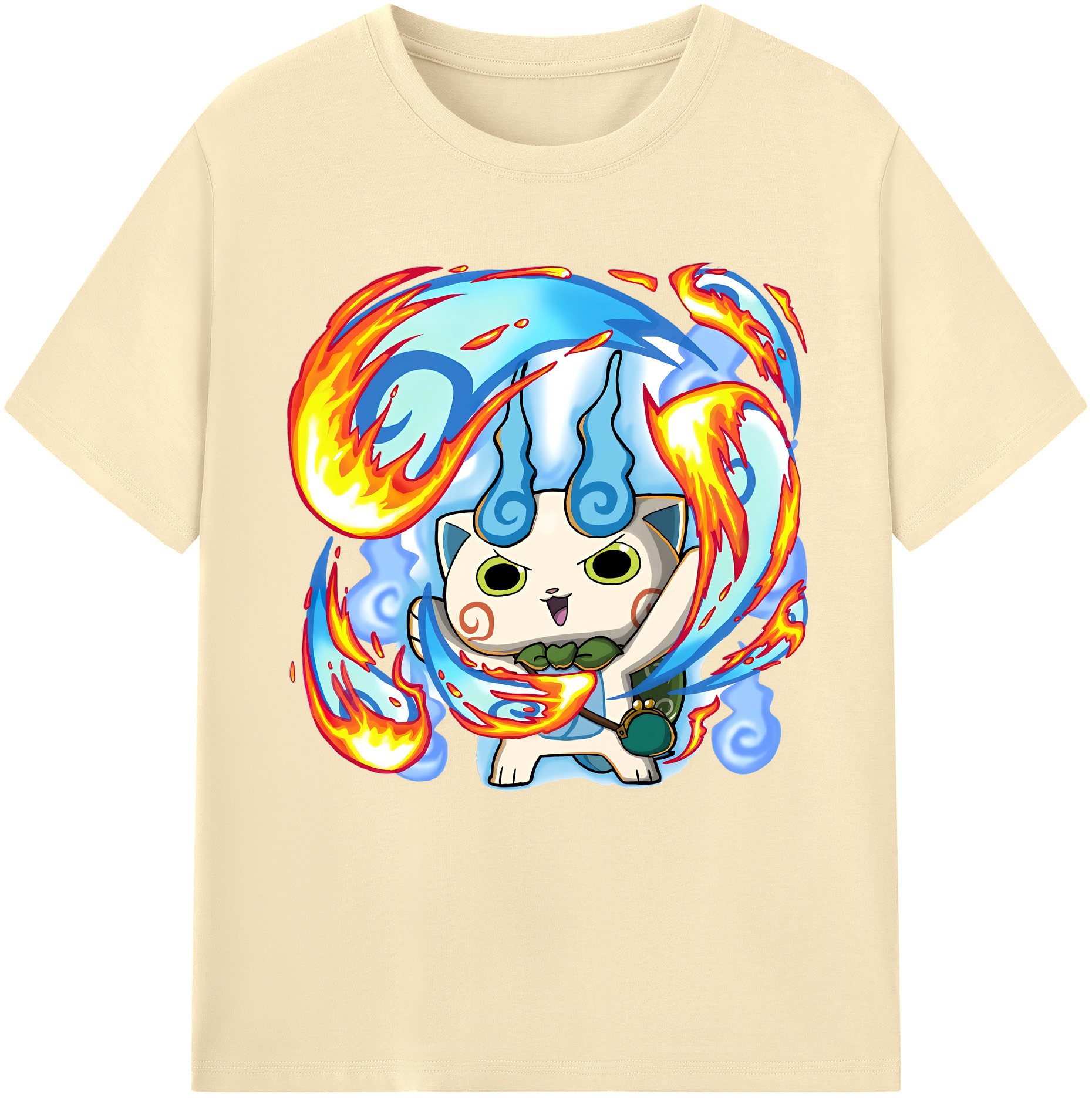 （画像用） 妖怪ウォッチ Yo-kai Watch 綿100％半袖Tシャツ（フロントプリント）