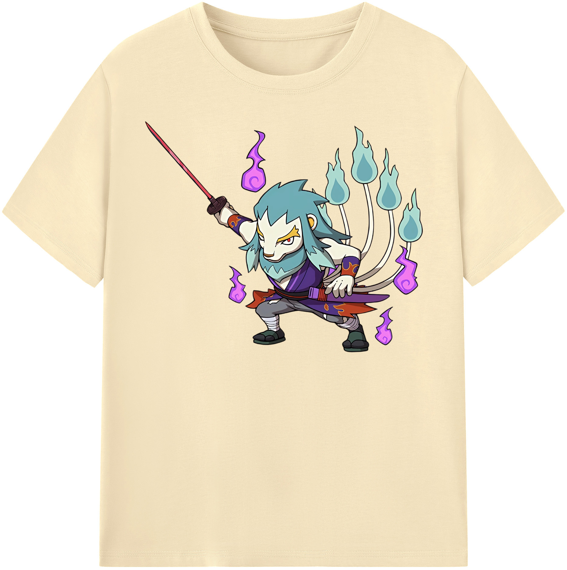 （画像用） 妖怪ウォッチ Yo-kai Watch 綿100％半袖Tシャツ（フロントプリント）