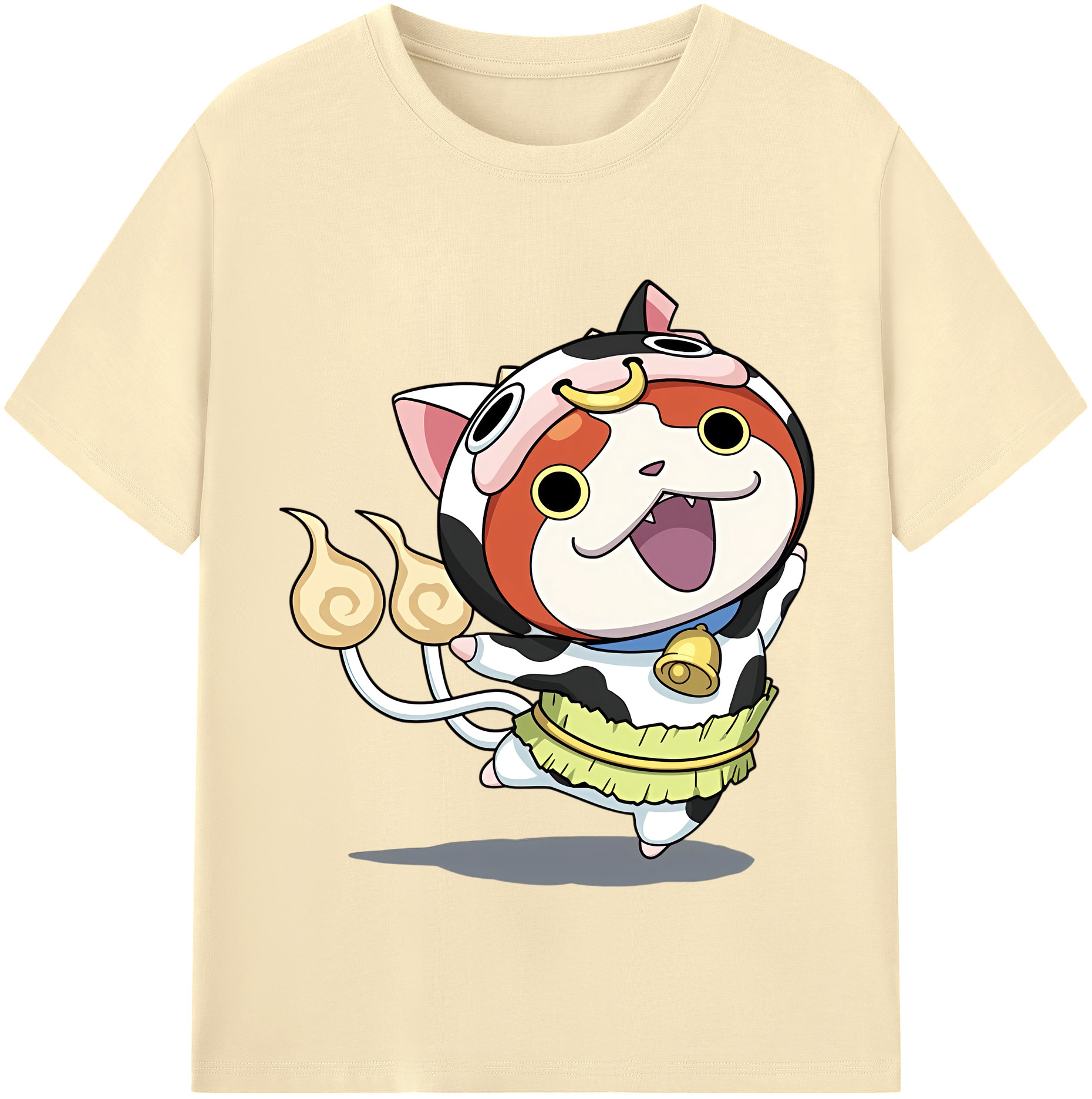 （画像用） 妖怪ウォッチ Yo-kai Watch 綿100％半袖Tシャツ（フロントプリント）