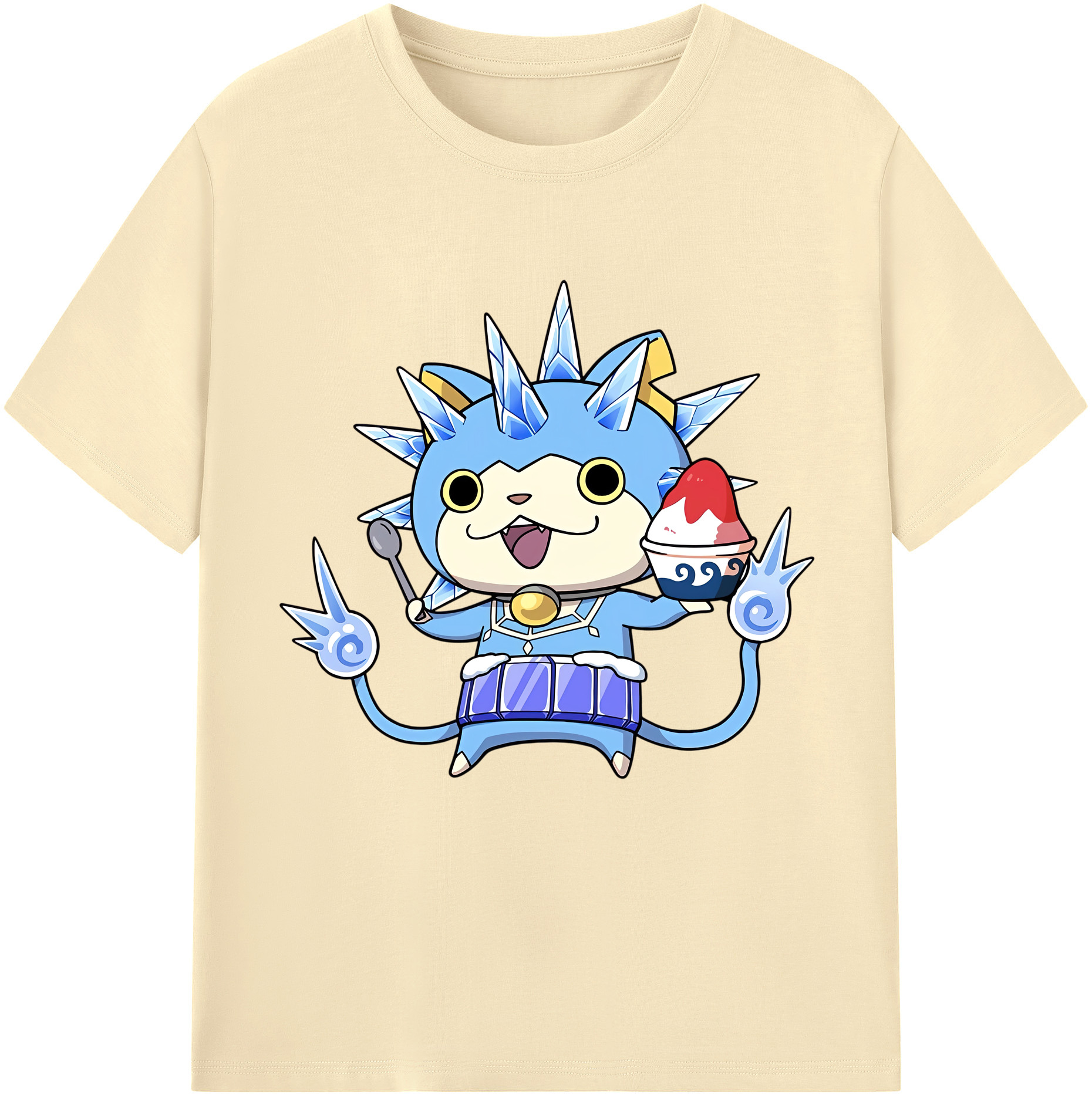 （画像用） 妖怪ウォッチ Yo-kai Watch 綿100％半袖Tシャツ（フロントプリント）