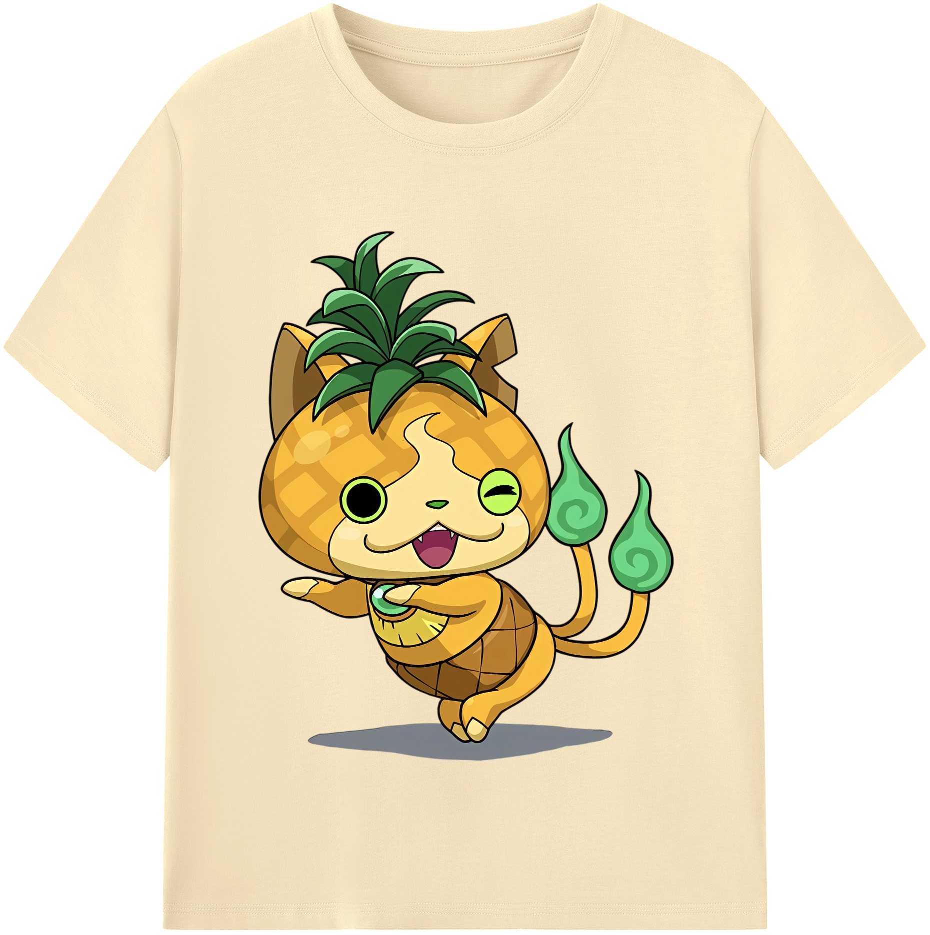 （画像用） 妖怪ウォッチ Yo-kai Watch 綿100％半袖Tシャツ（フロントプリント）