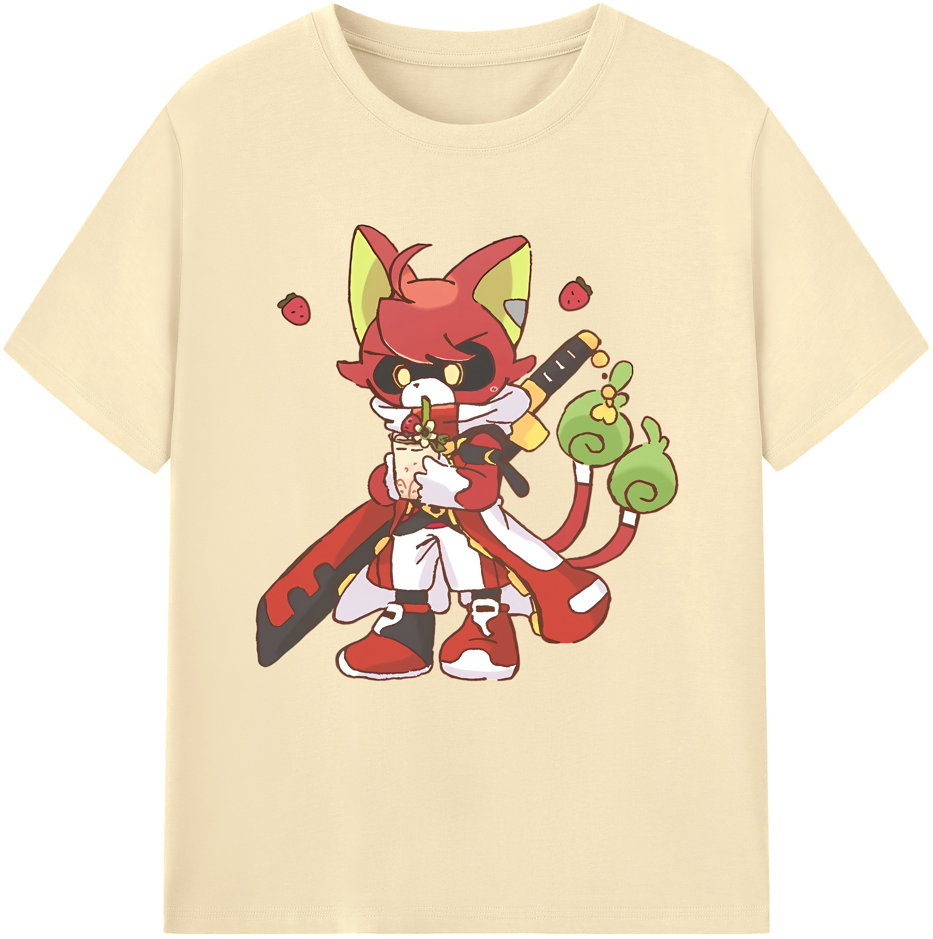 （画像用） 妖怪ウォッチ Yo-kai Watch 綿100％半袖Tシャツ（フロントプリント）