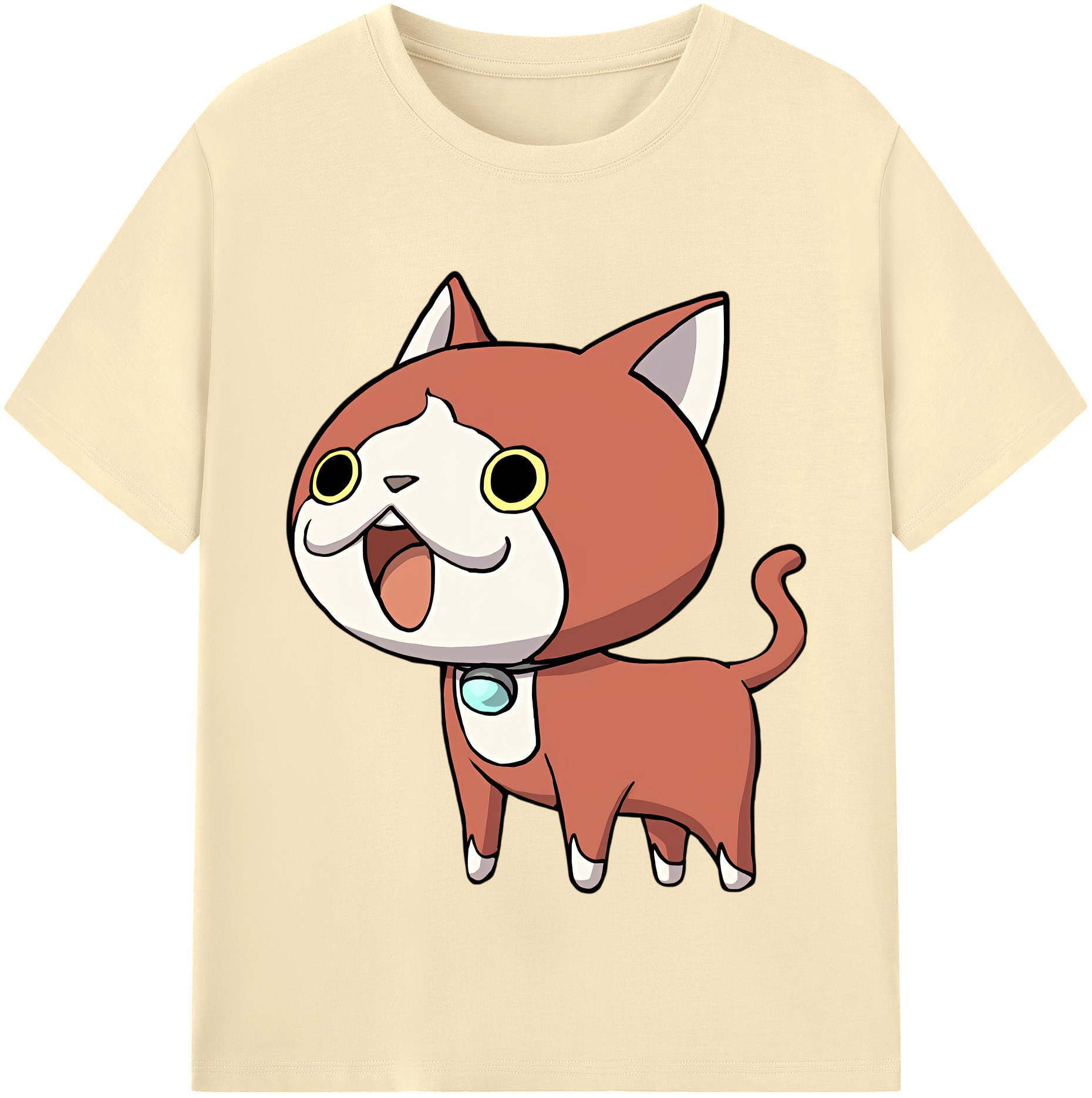 （画像用） 妖怪ウォッチ Yo-kai Watch 綿100％半袖Tシャツ（フロントプリント）
