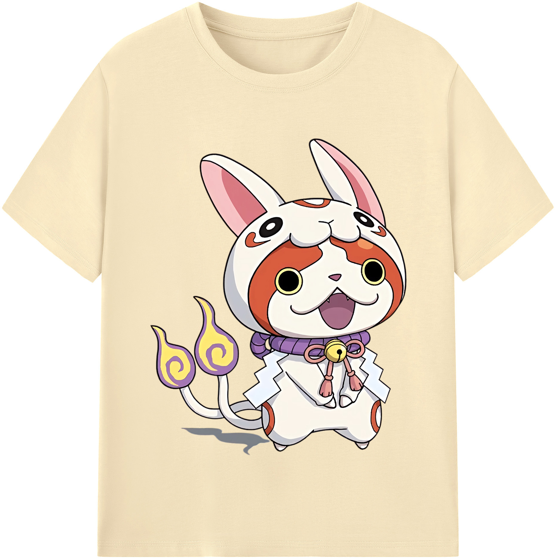 （画像用） 妖怪ウォッチ Yo-kai Watch 綿100％半袖Tシャツ（フロントプリント）