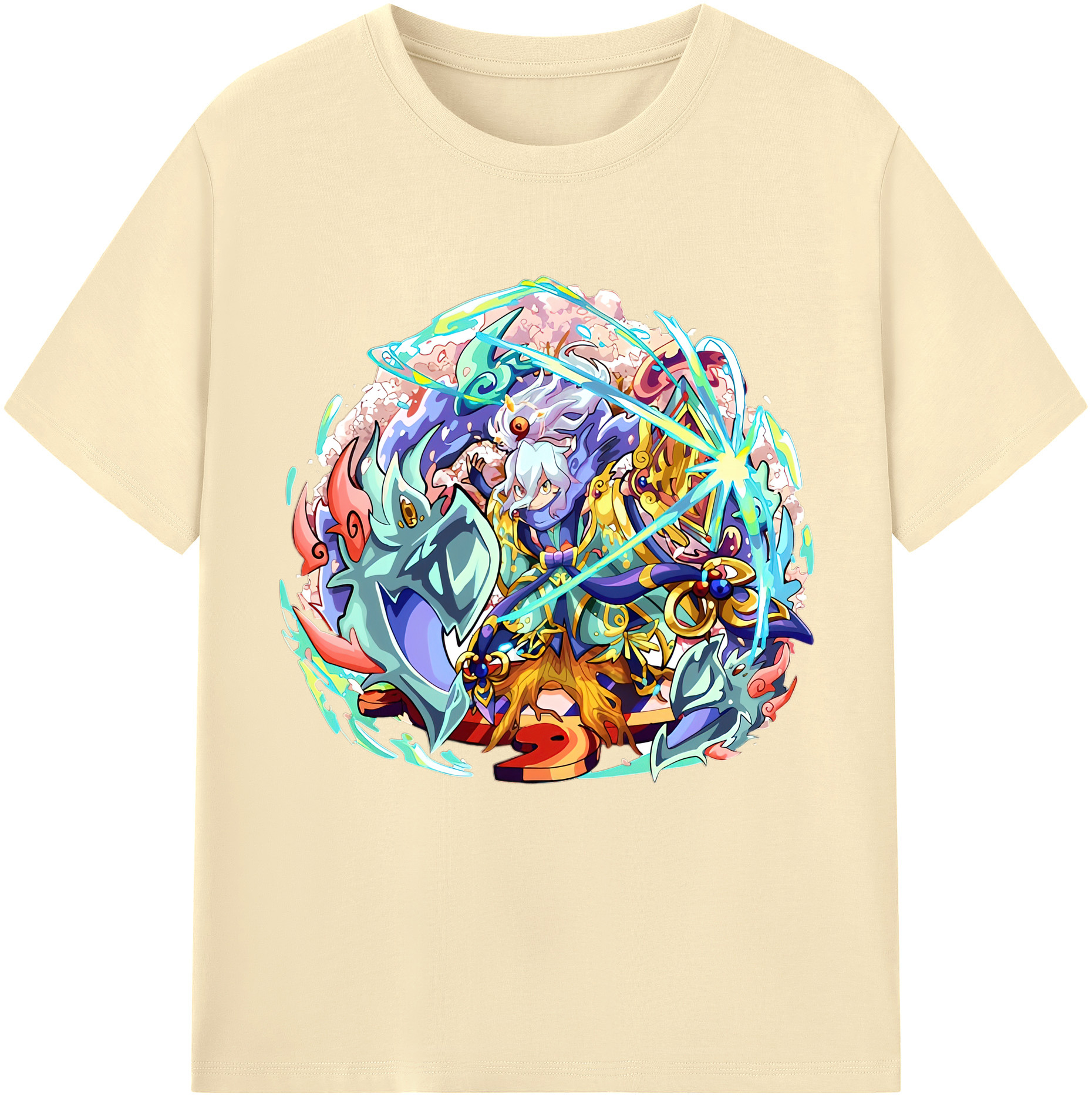 （画像用） 妖怪ウォッチ Yo-kai Watch 綿100％半袖Tシャツ（フロントプリント）
