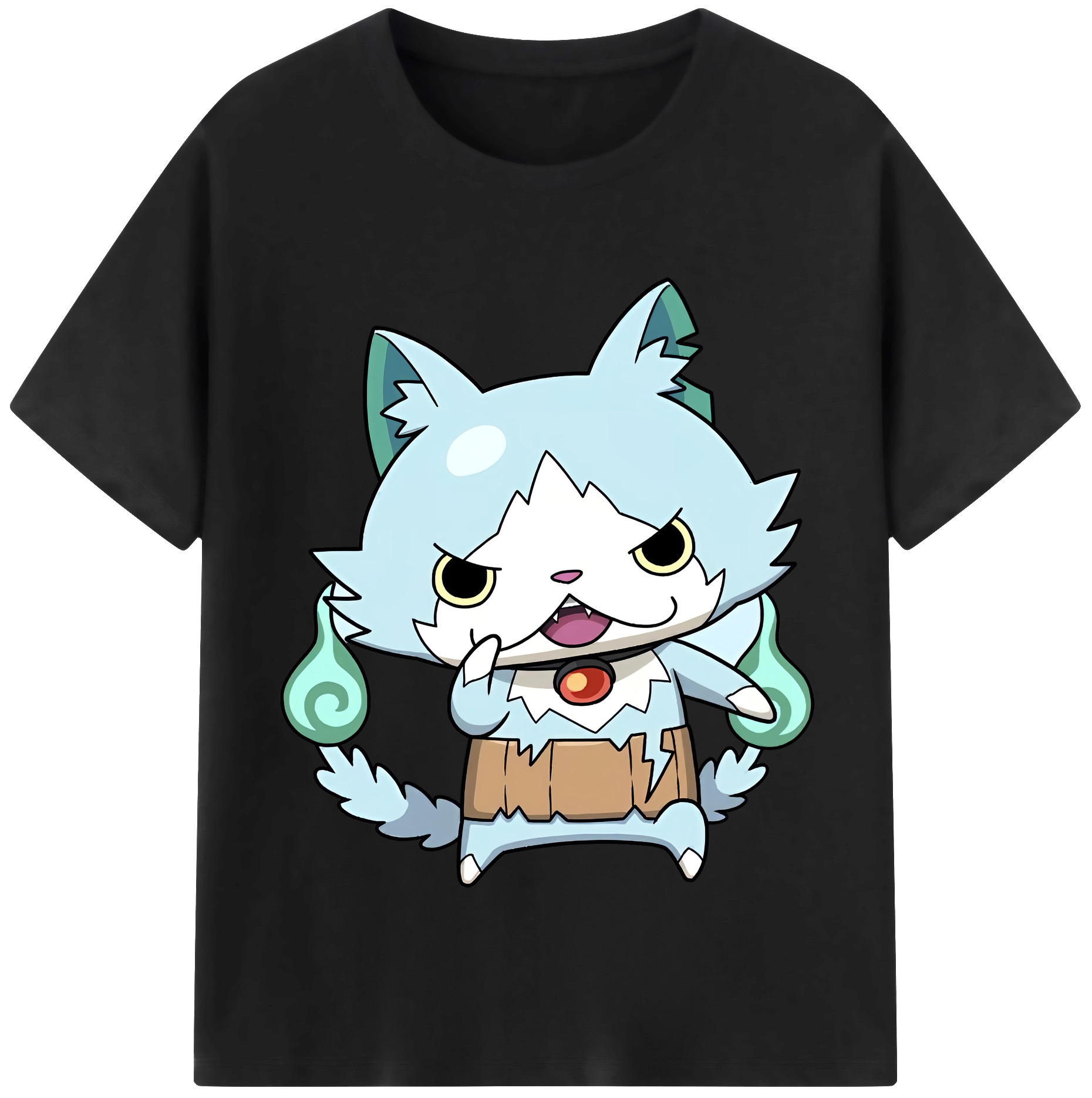 （画像用） 妖怪ウォッチ Yo-kai Watch 綿100％半袖Tシャツ（フロントプリント）