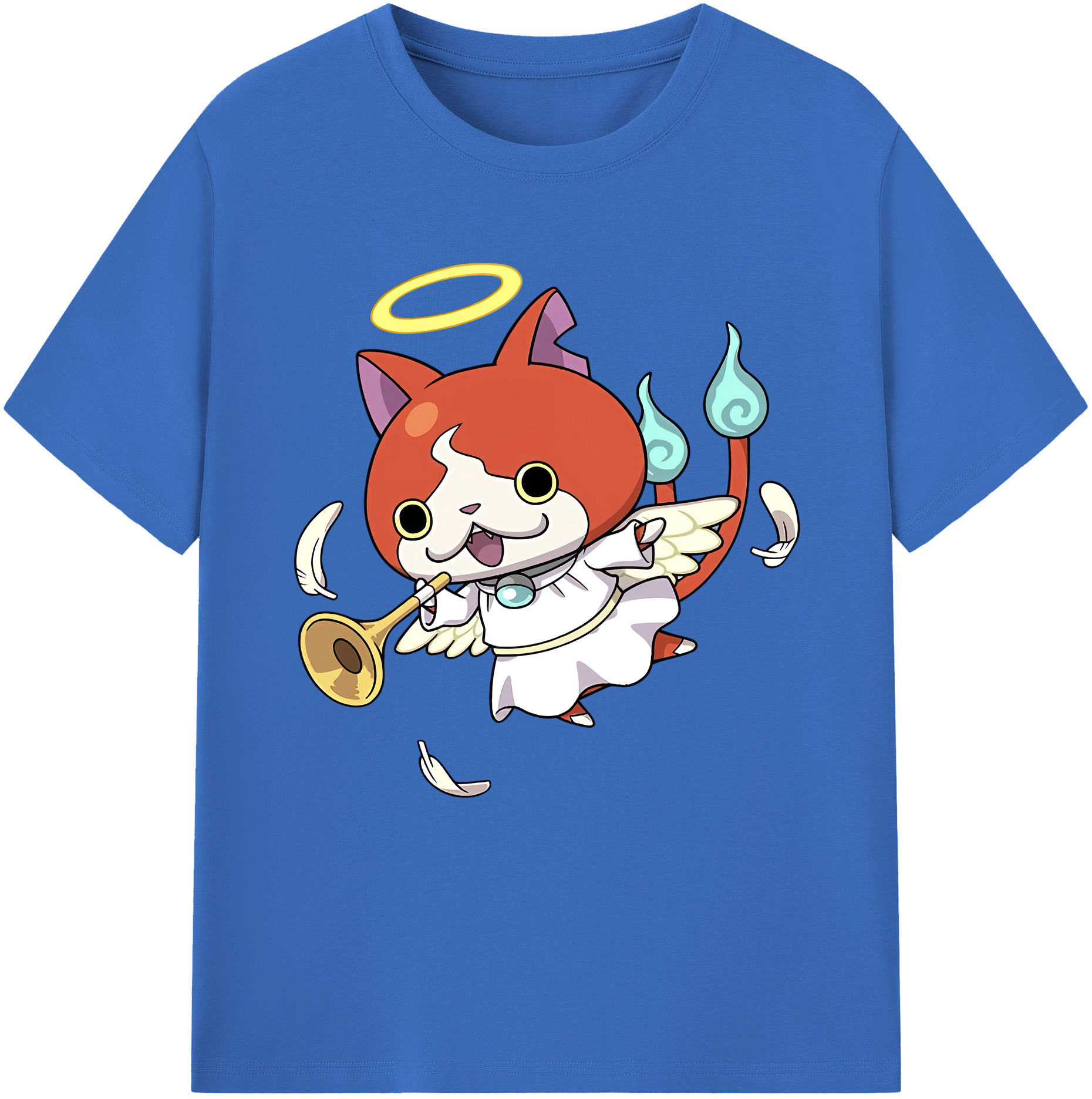 （画像用） 妖怪ウォッチ Yo-kai Watch 綿100％半袖Tシャツ（フロントプリント）